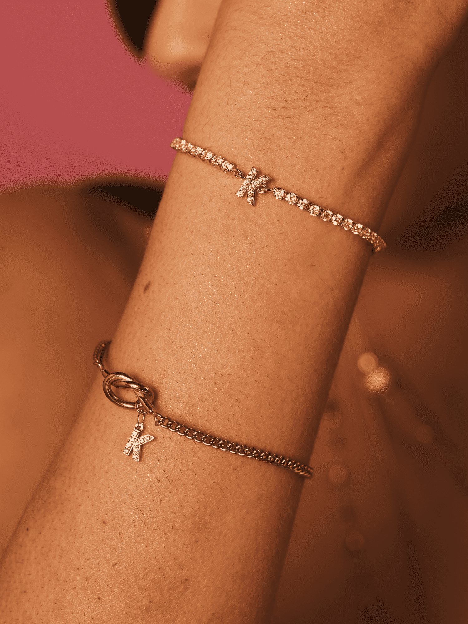 Petit Alphabet Golden Bracelet