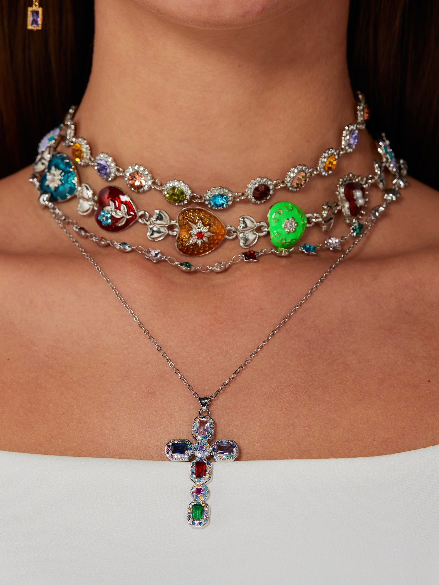 Marcia Vintage Heart Necklace
