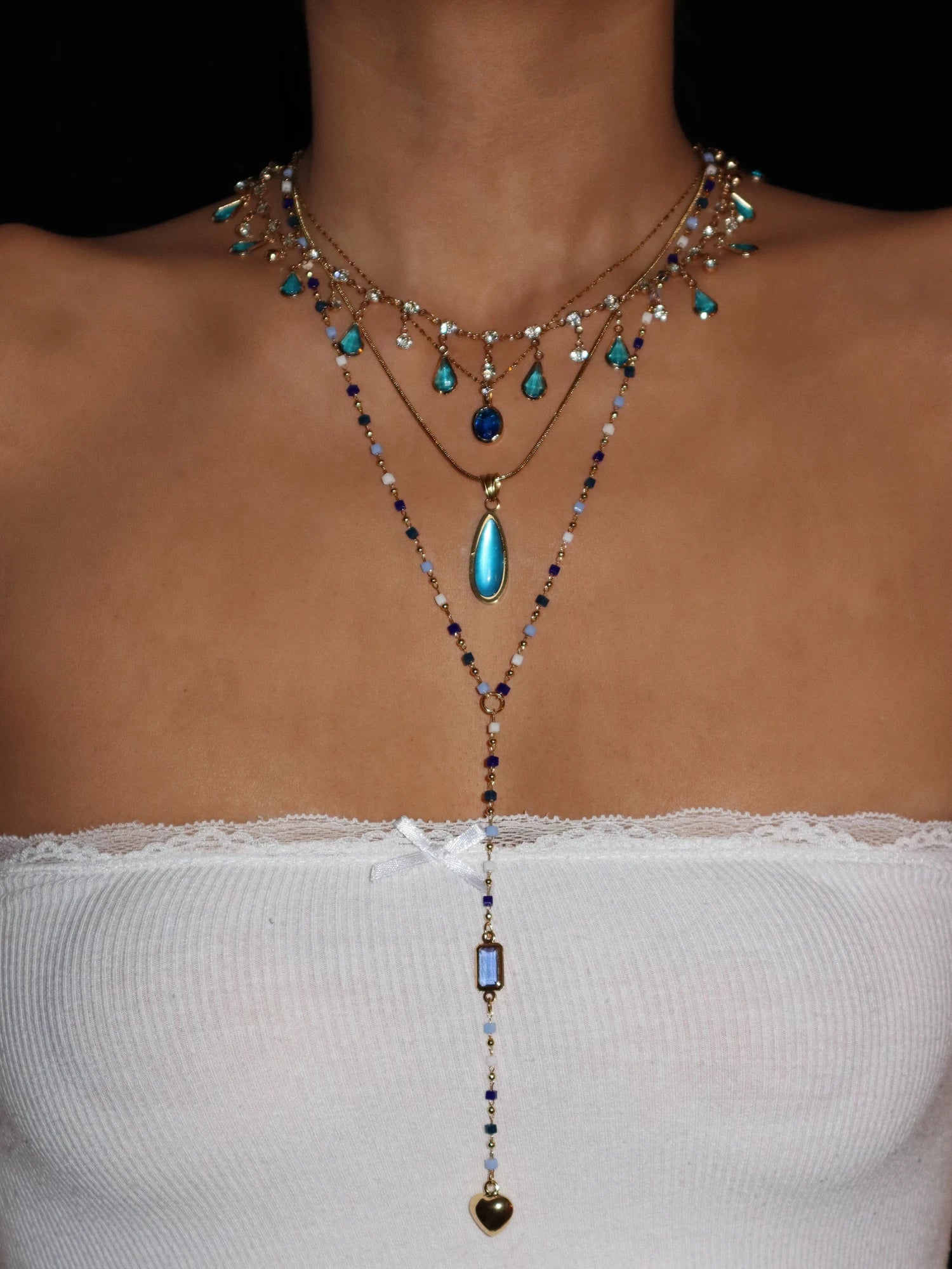 September Birthstone Sapphire Necklace