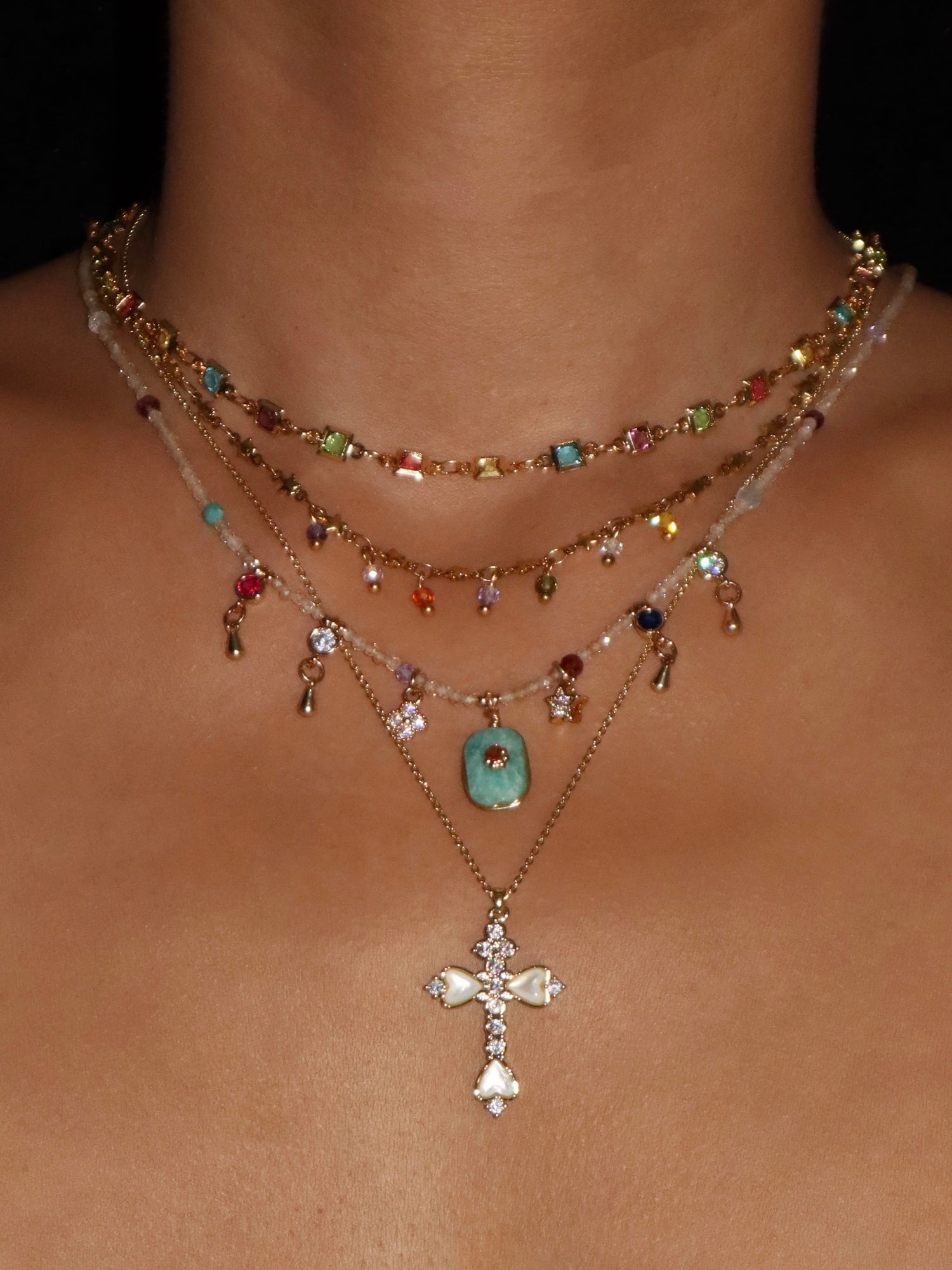 Zanna Boho Colored Necklace