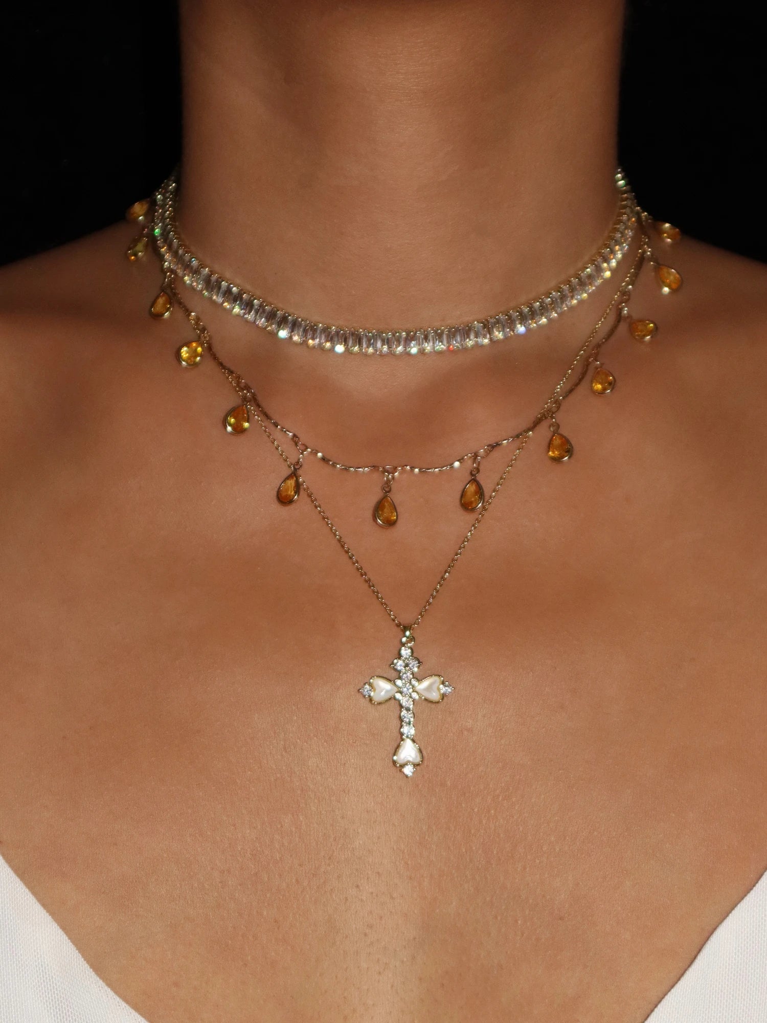 Alberta Citrine Waterdrop Necklace