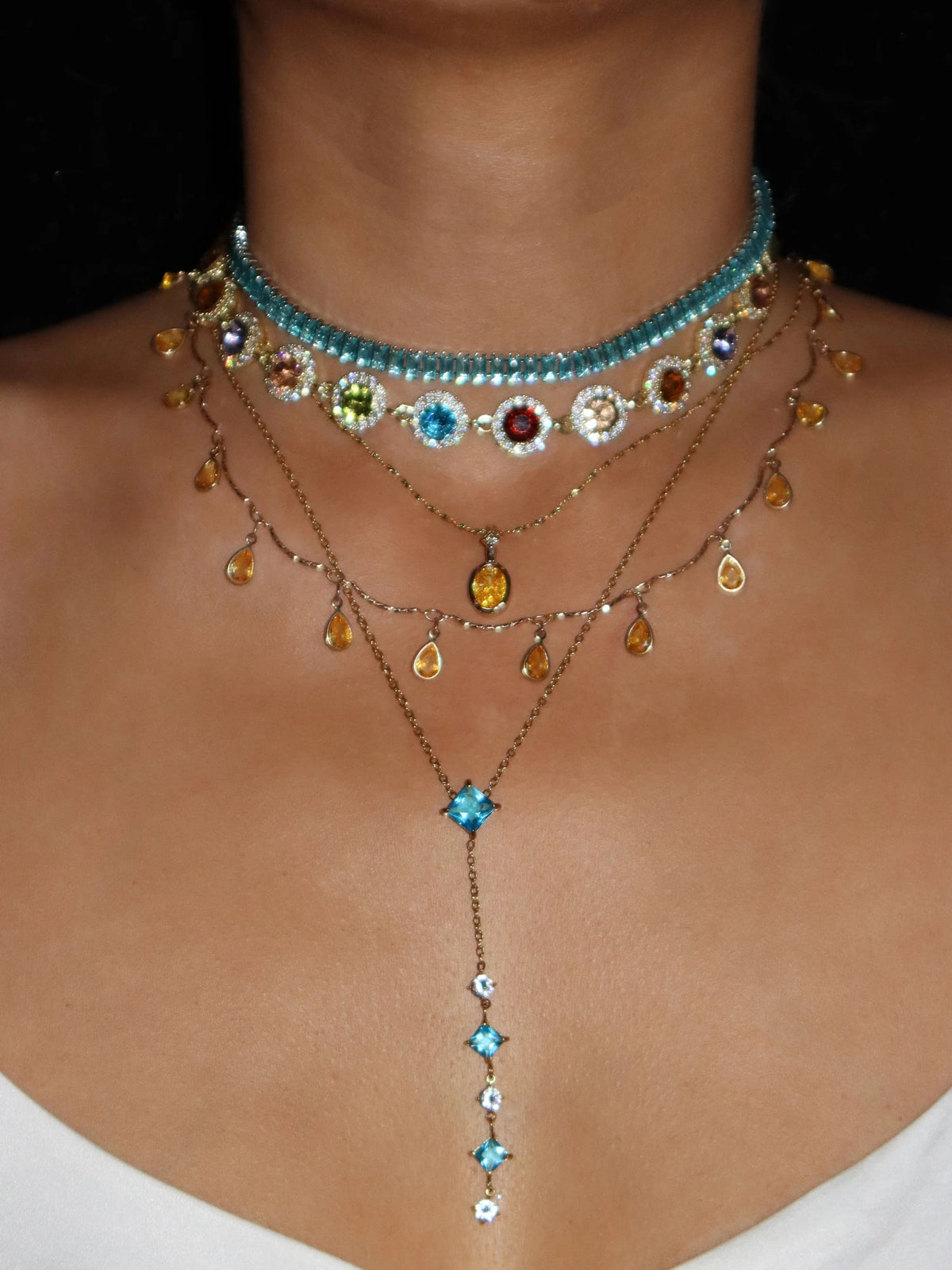 November Birthstone Citrine Necklace