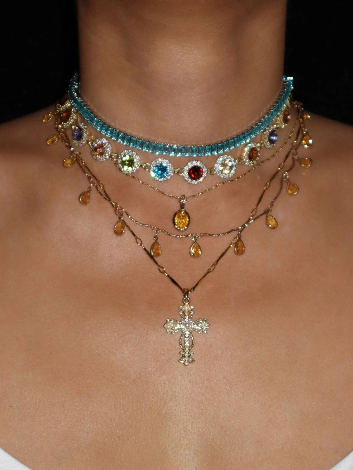 November Birthstone Citrine Necklace