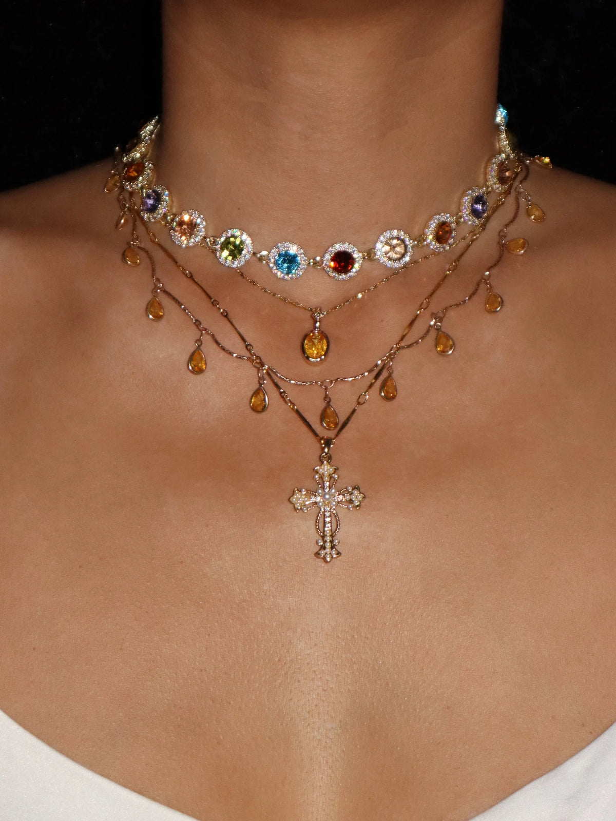 November Birthstone Citrine Necklace