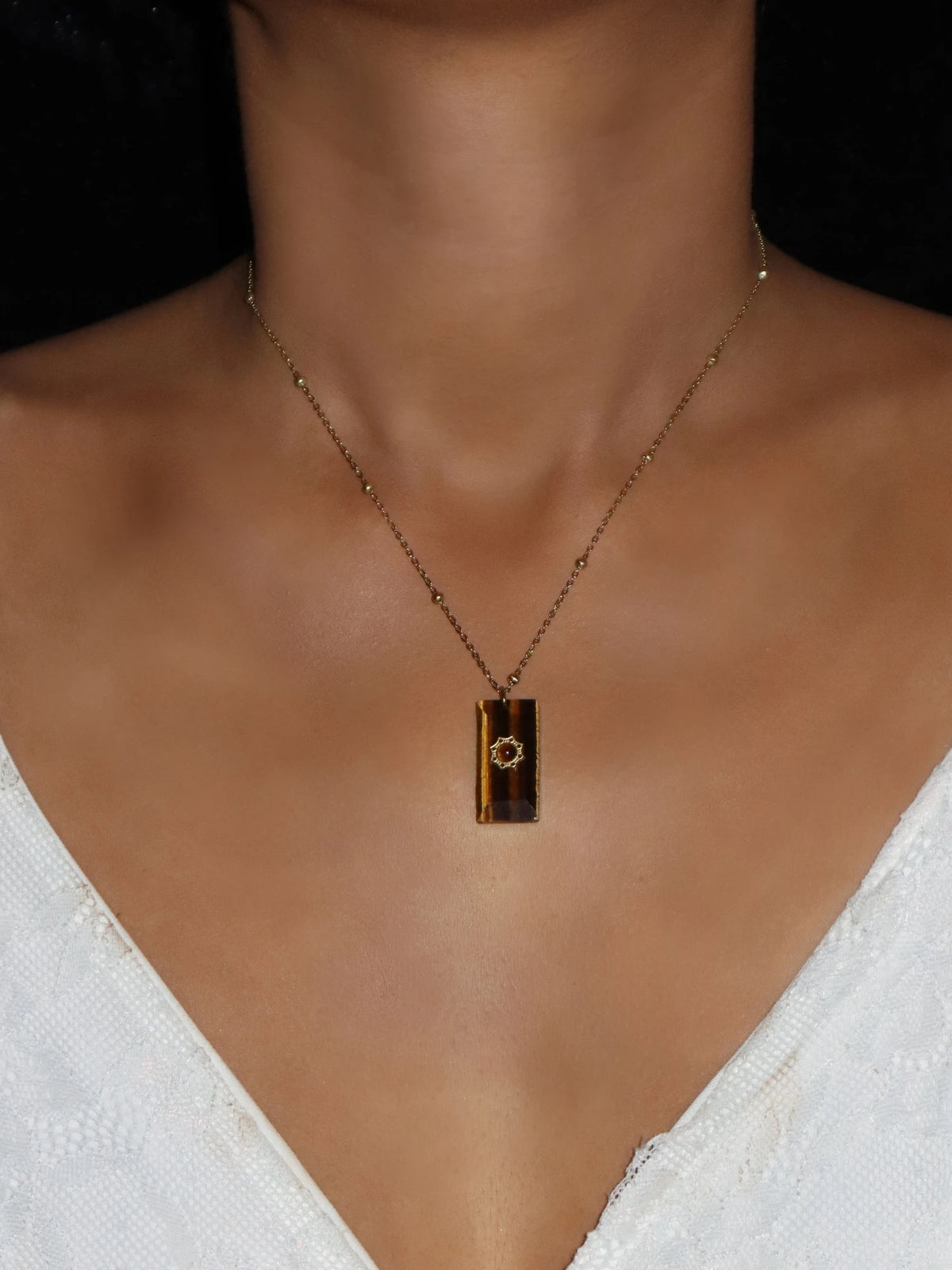 Carlin Tiger's Eye Necklace
