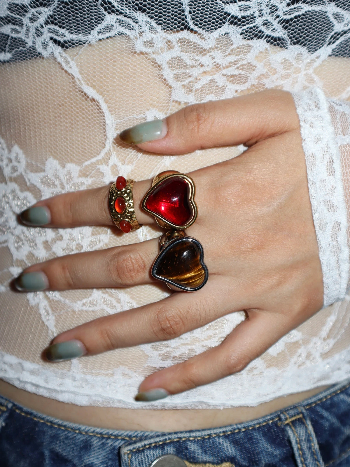 Joachim Red Agate Ring