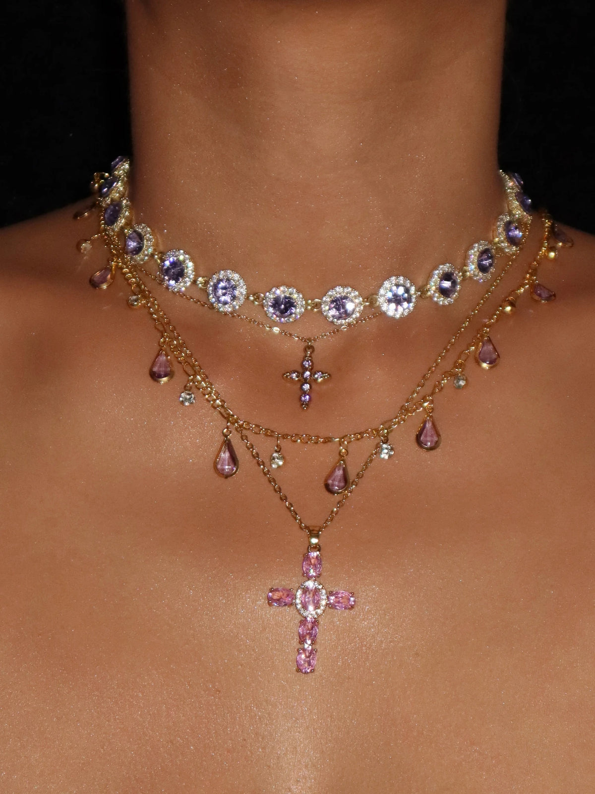 Iris Colored Choker - Kuri Jewelry