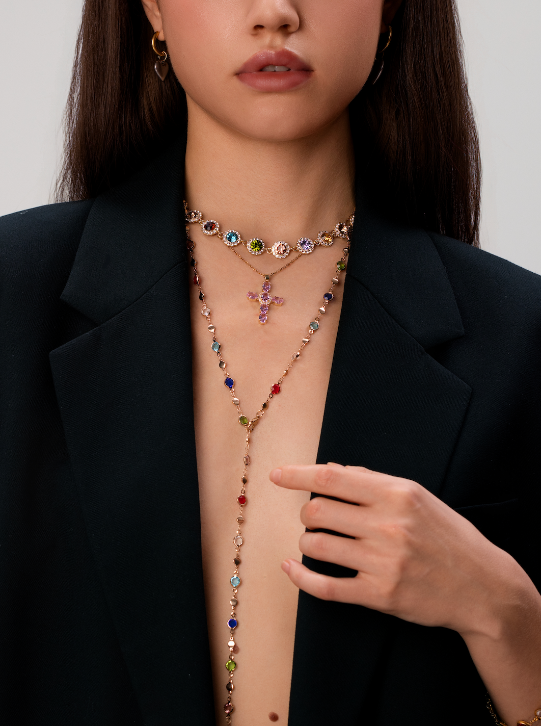 Iris Colored Choker - Kuri Jewelry