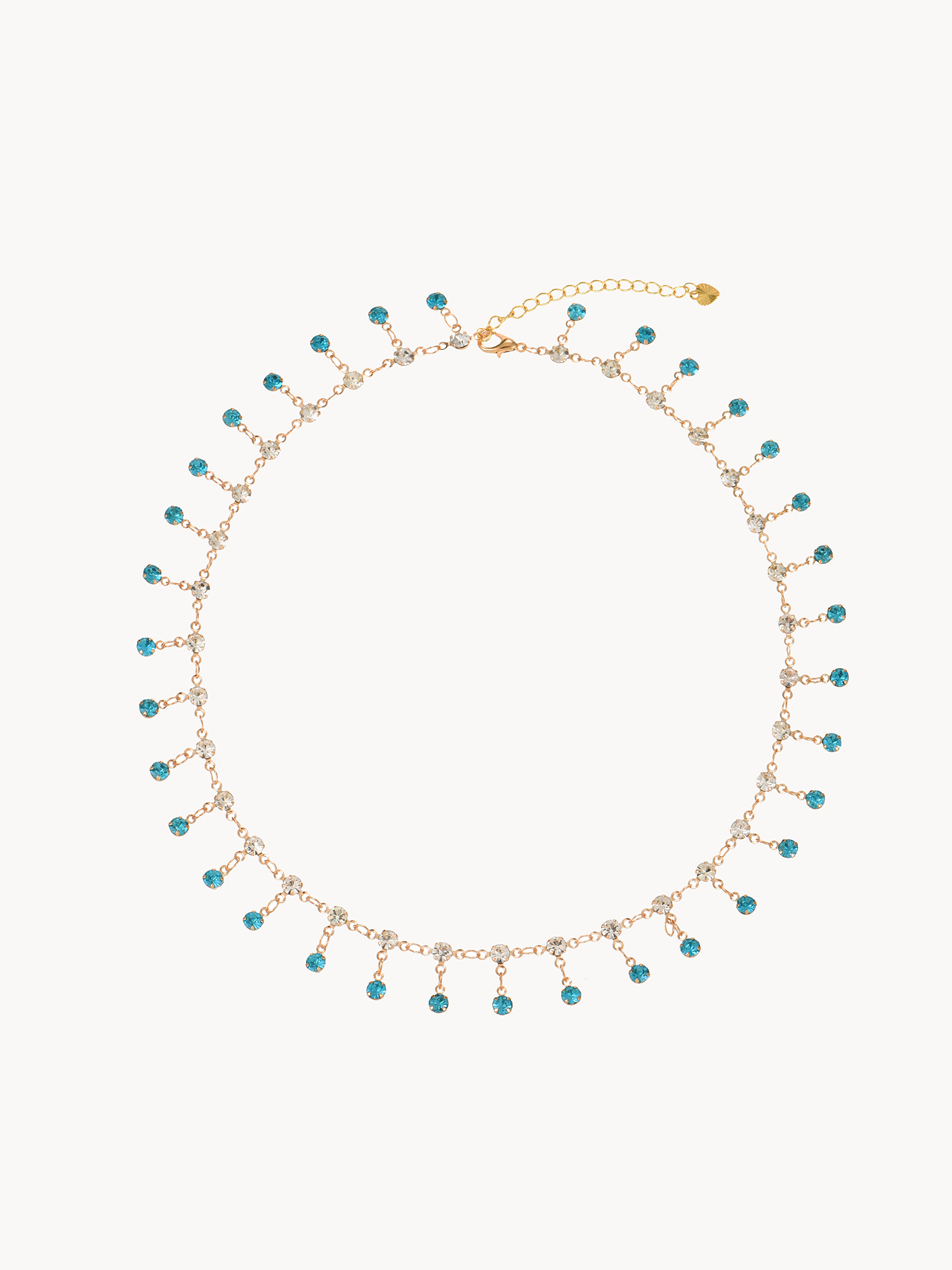 Alberta Blue Drop Necklace