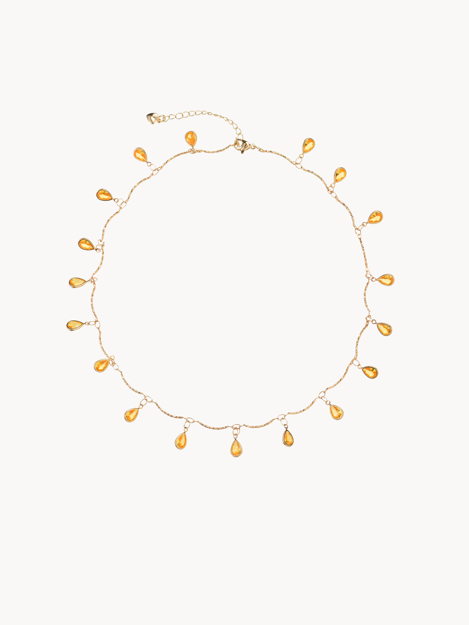 Alberta Citrine Waterdrop Necklace