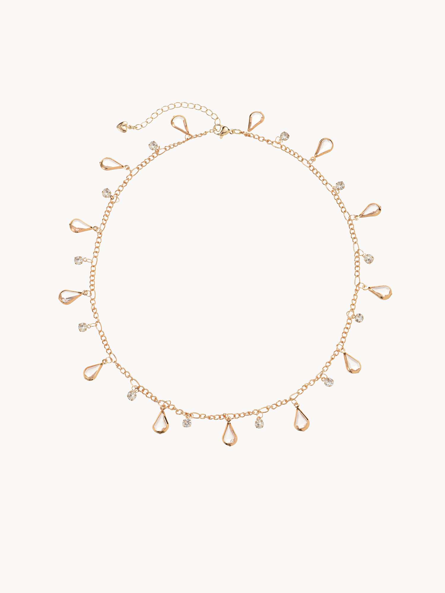 Alberta Transpanrent Waterdrop Necklace