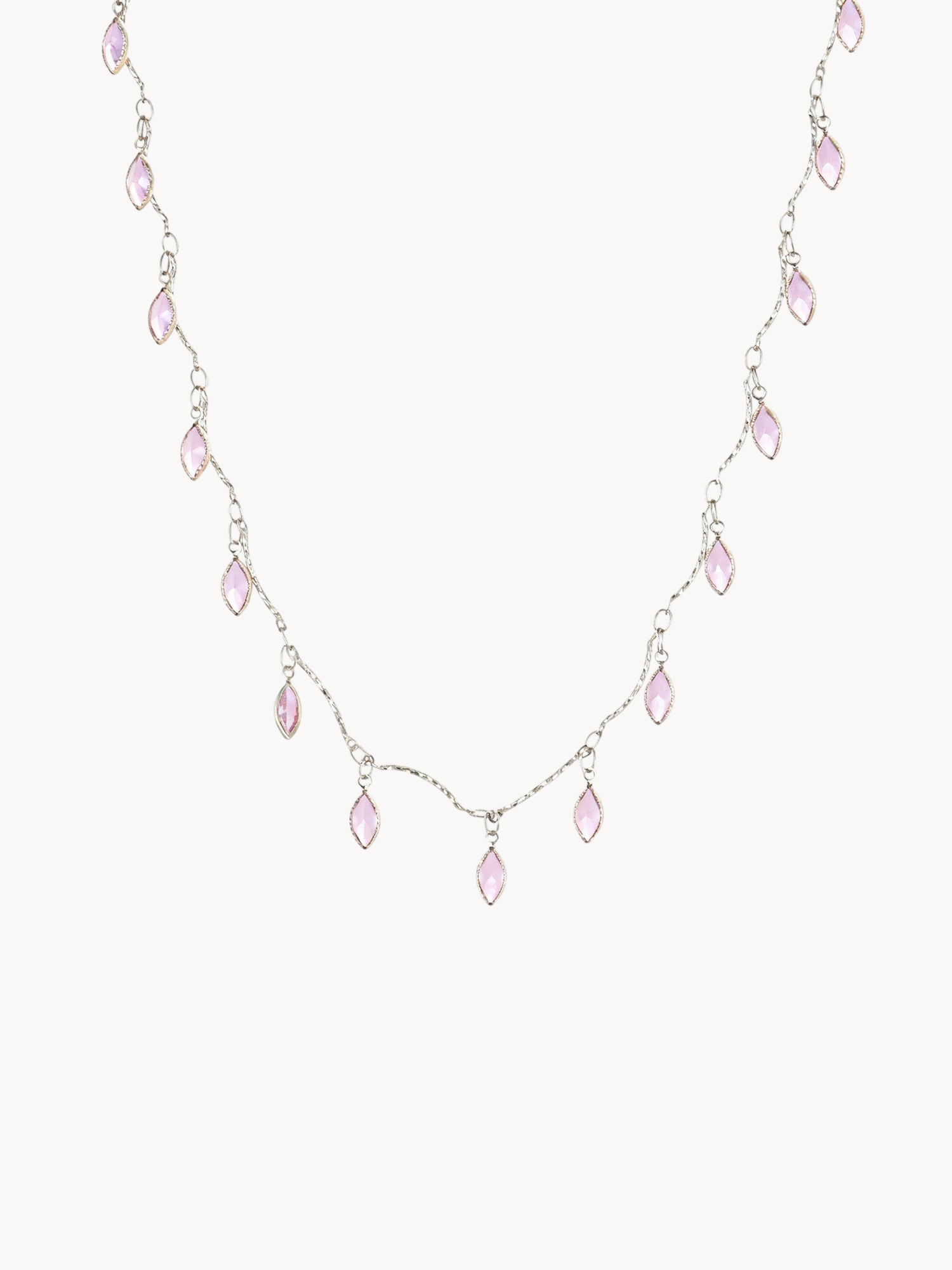 Alberta Horse Eye Pink Necklace