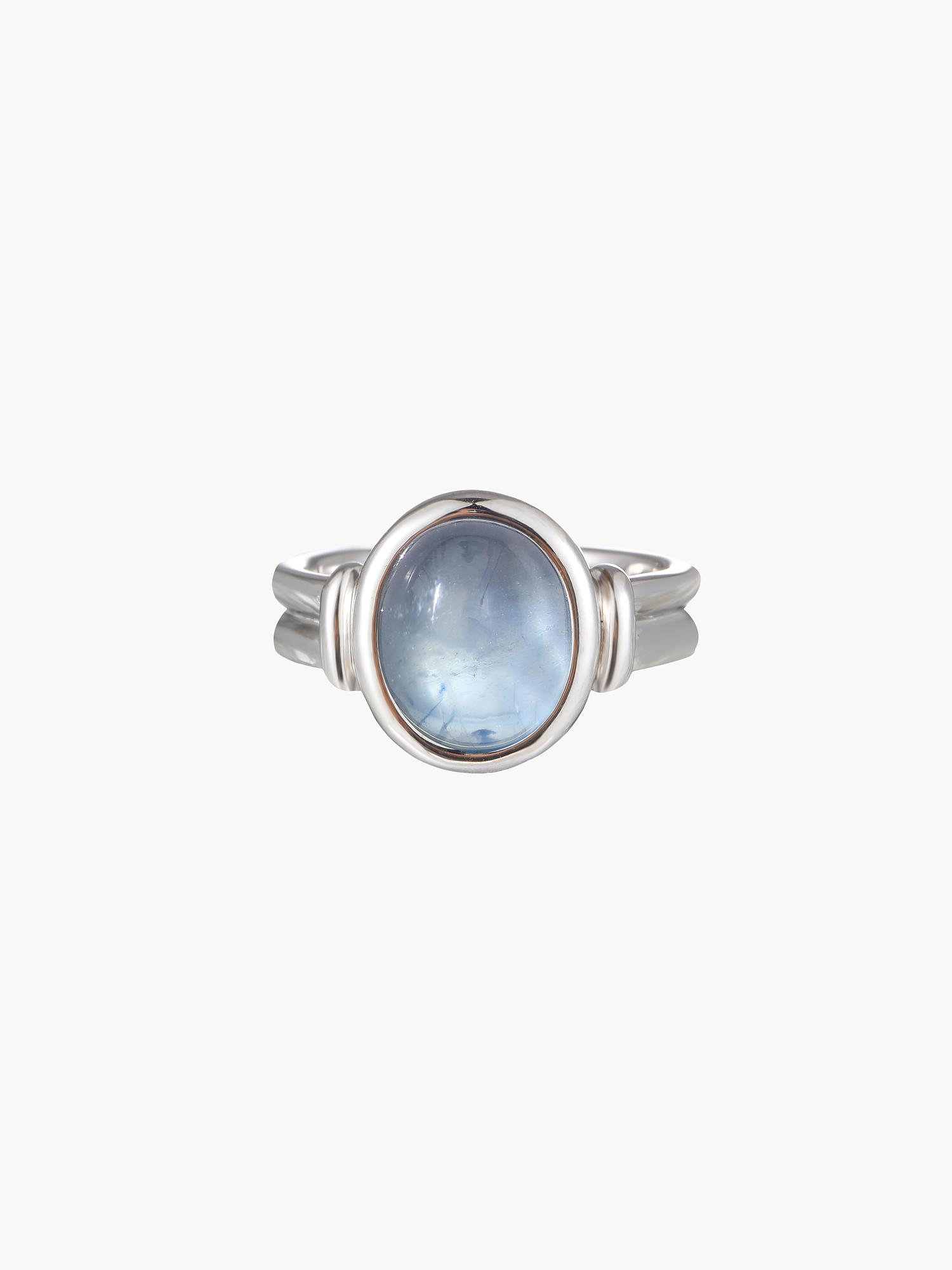 Aquamarine Silver Ring
