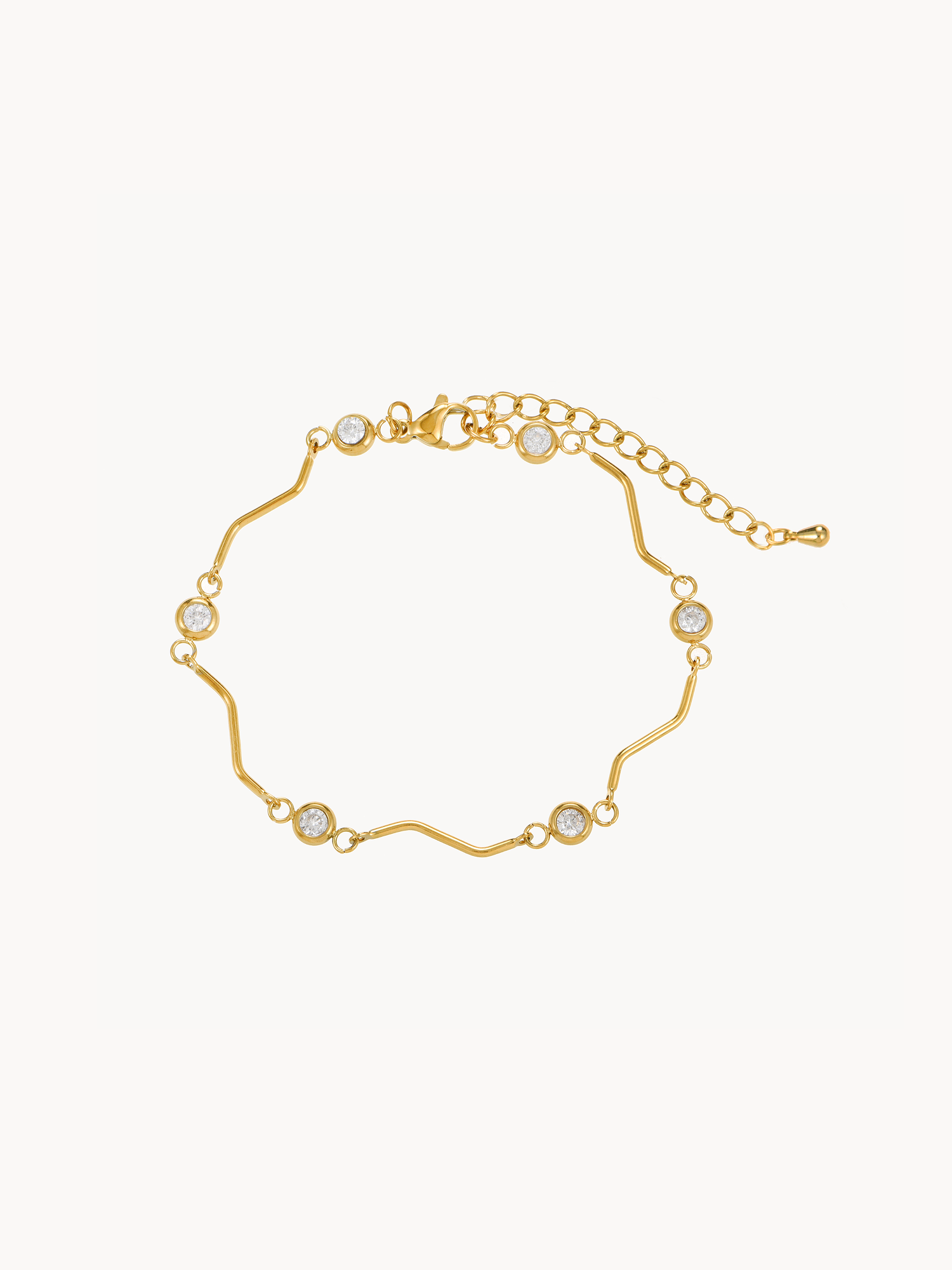 Cara Golden Bracelet - Kuri Jewelry