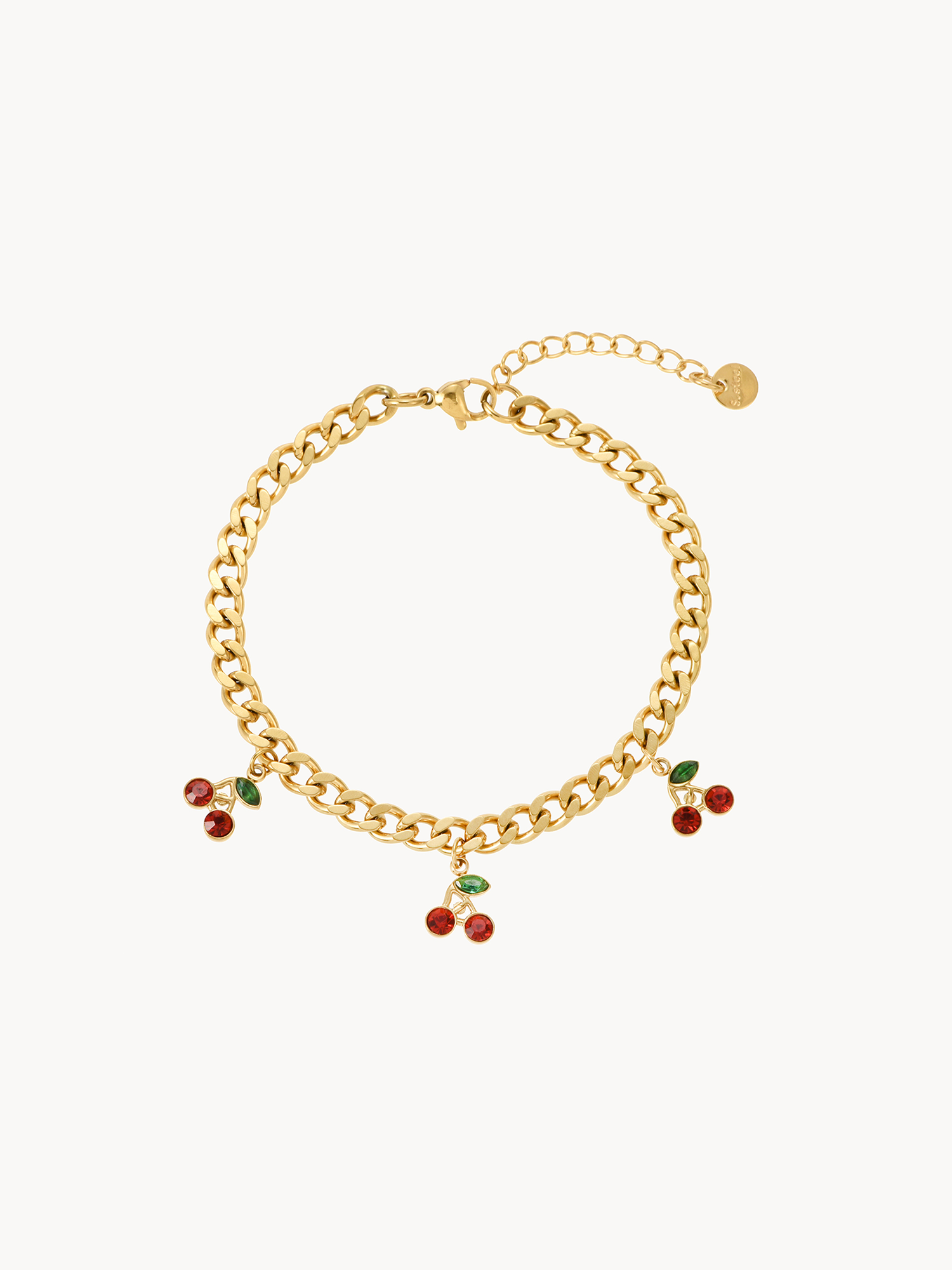 Cherry Chain Bracelet | Elegant Minimalist Jewelry – Kuri