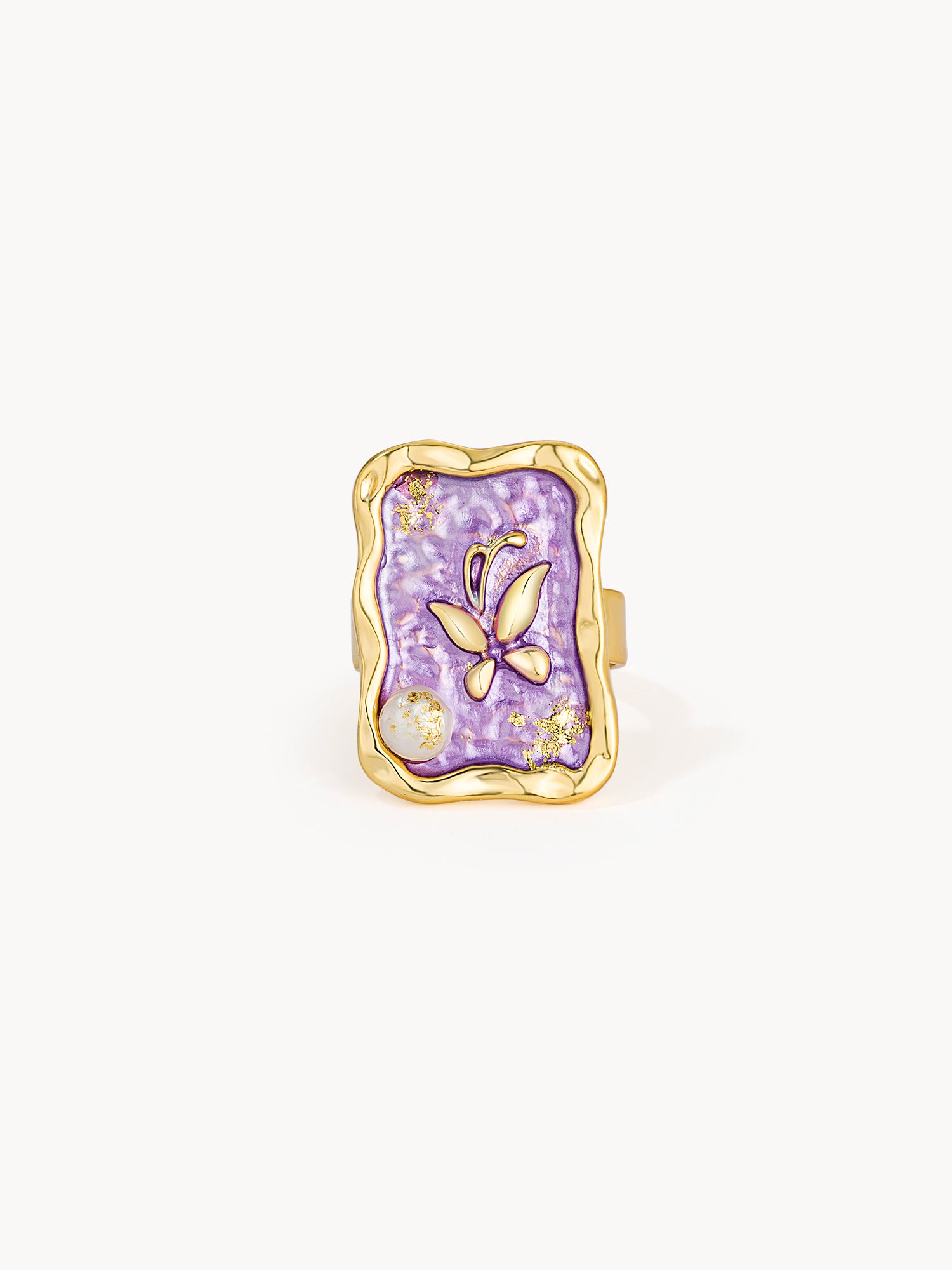 Griselda Lilac Dream Butterfly Ring