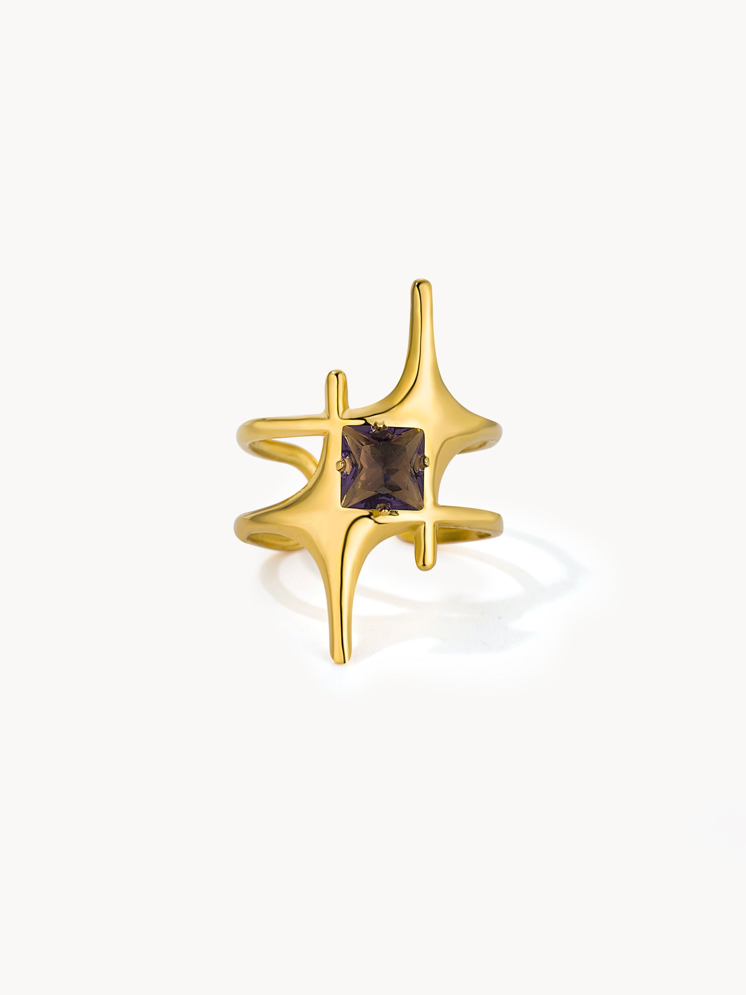 Rockstar Purple Zircon Ring
