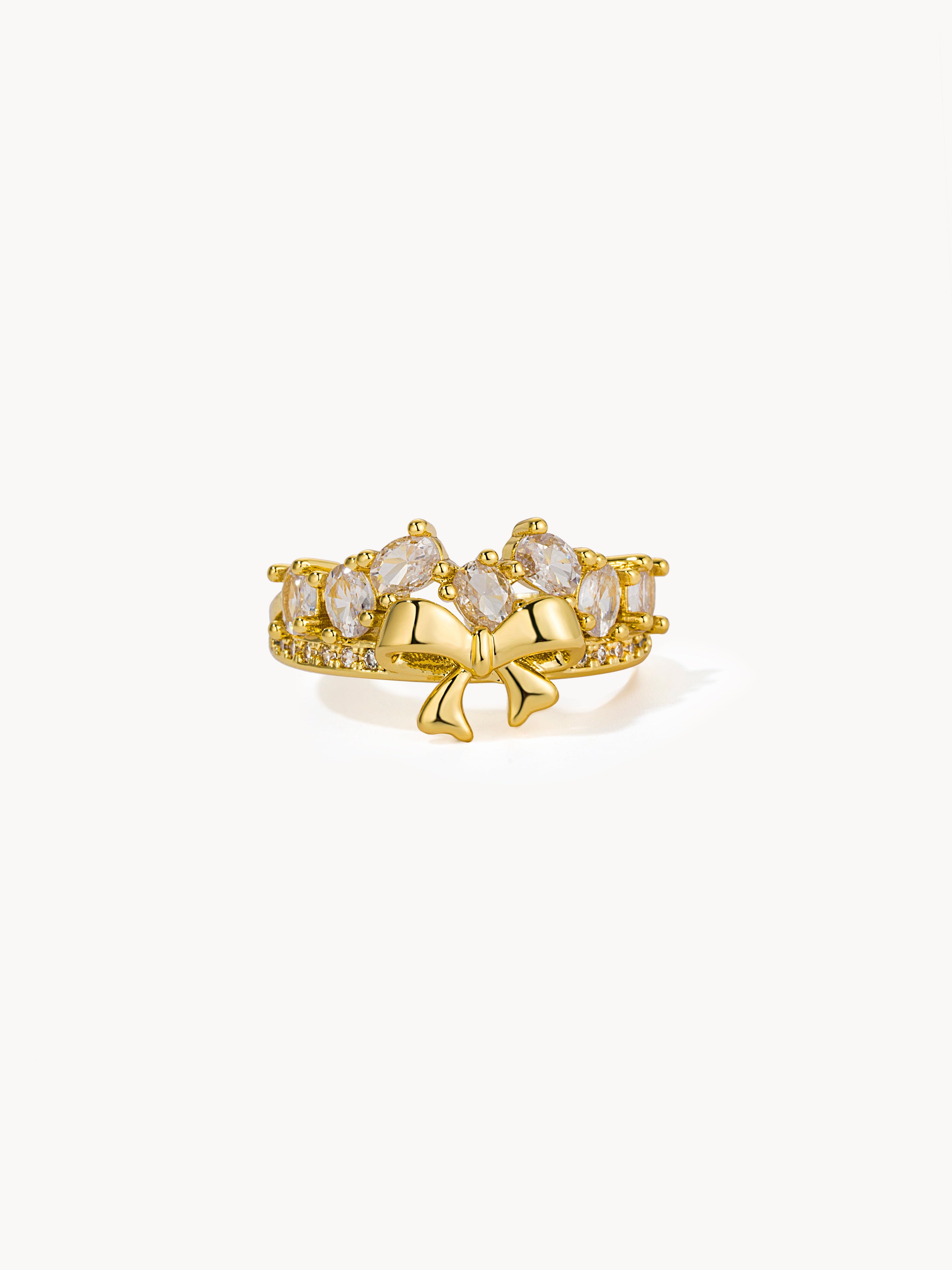 Jo Ribbon Crown Ring