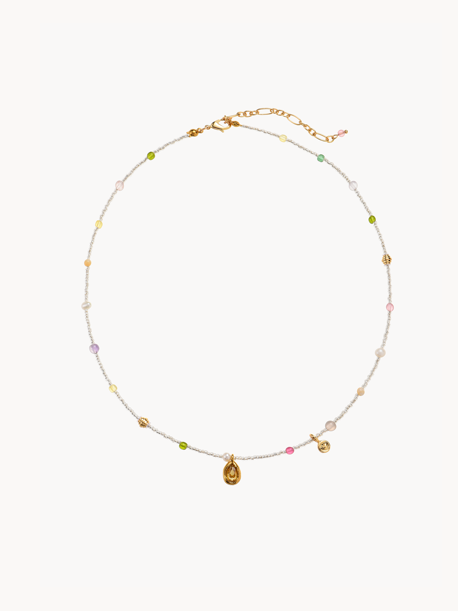 Dawn Boho Waterdrop Beaded Necklace