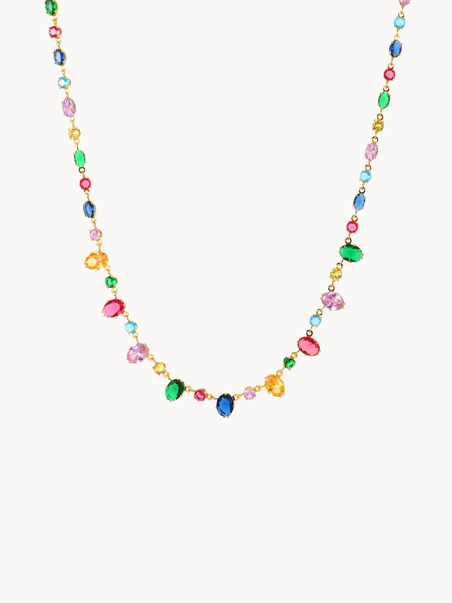 Debbie Colorful Crystal Necklace