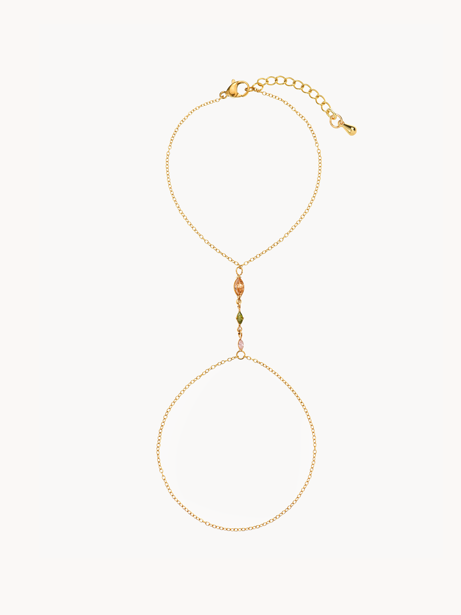 Dominic Horse Eye Hand Chain Bracelet