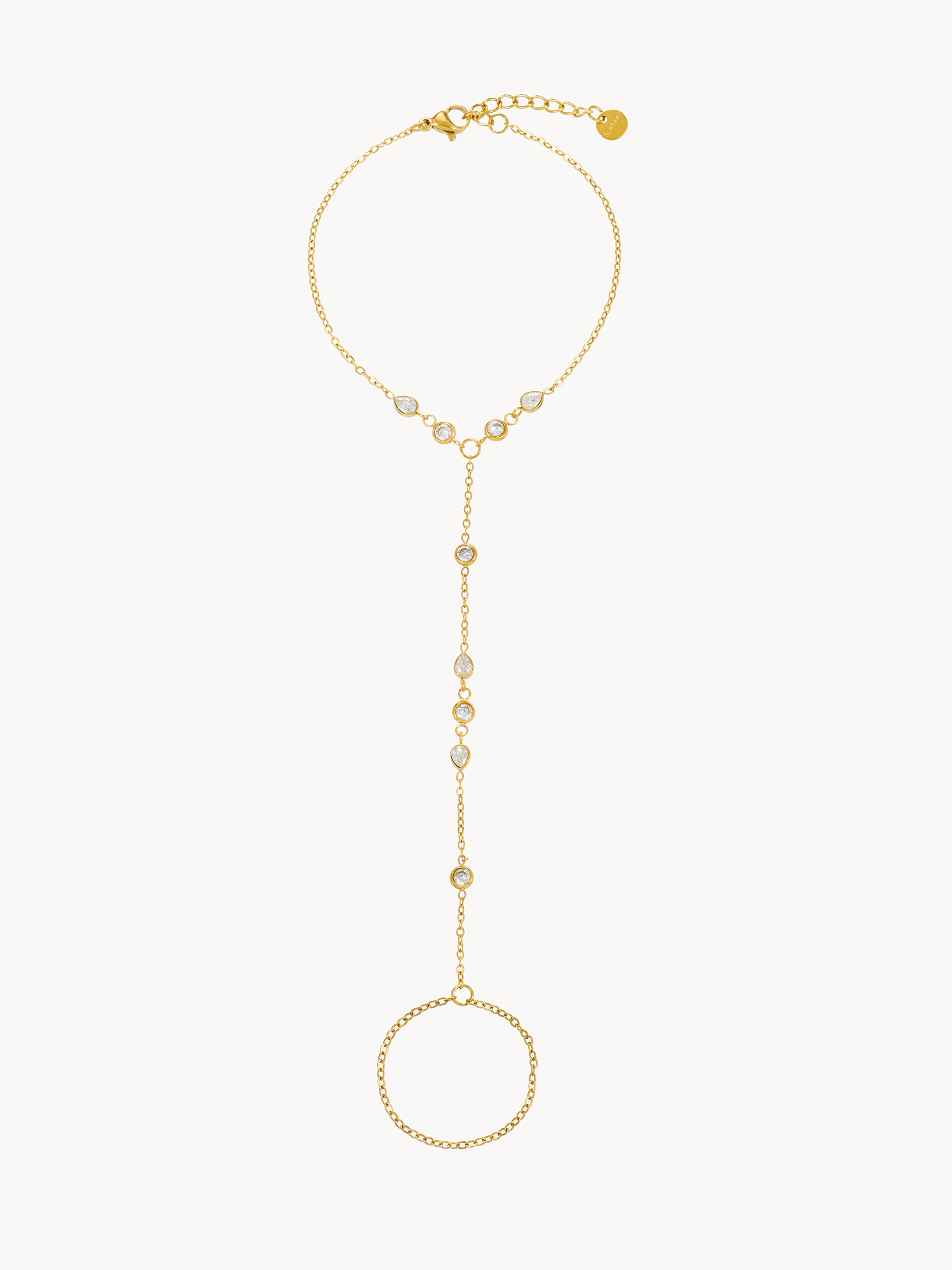 Gladys Golden Hand Chain - Kuri Jewelry