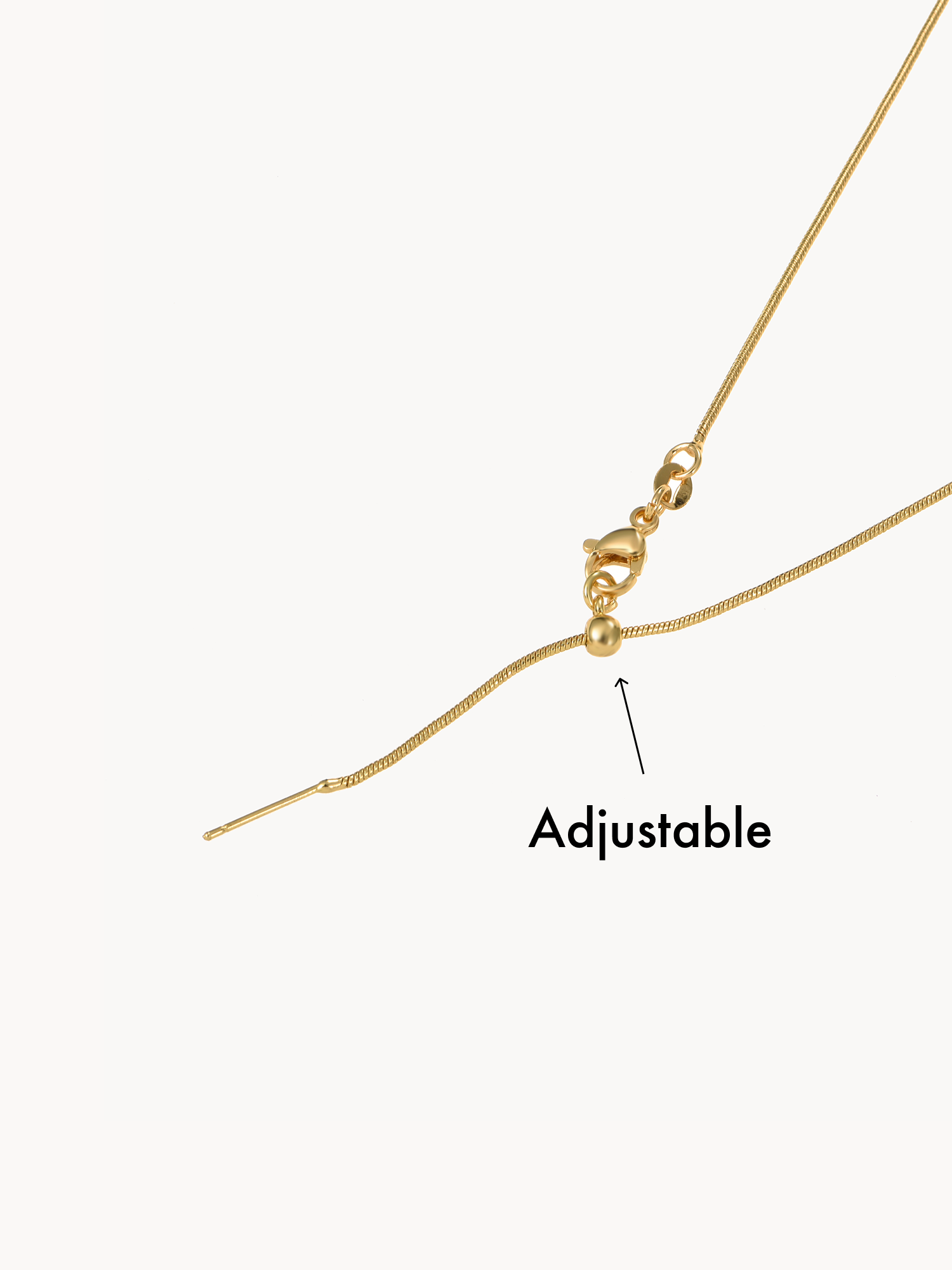 Petite Letter Chain Necklace