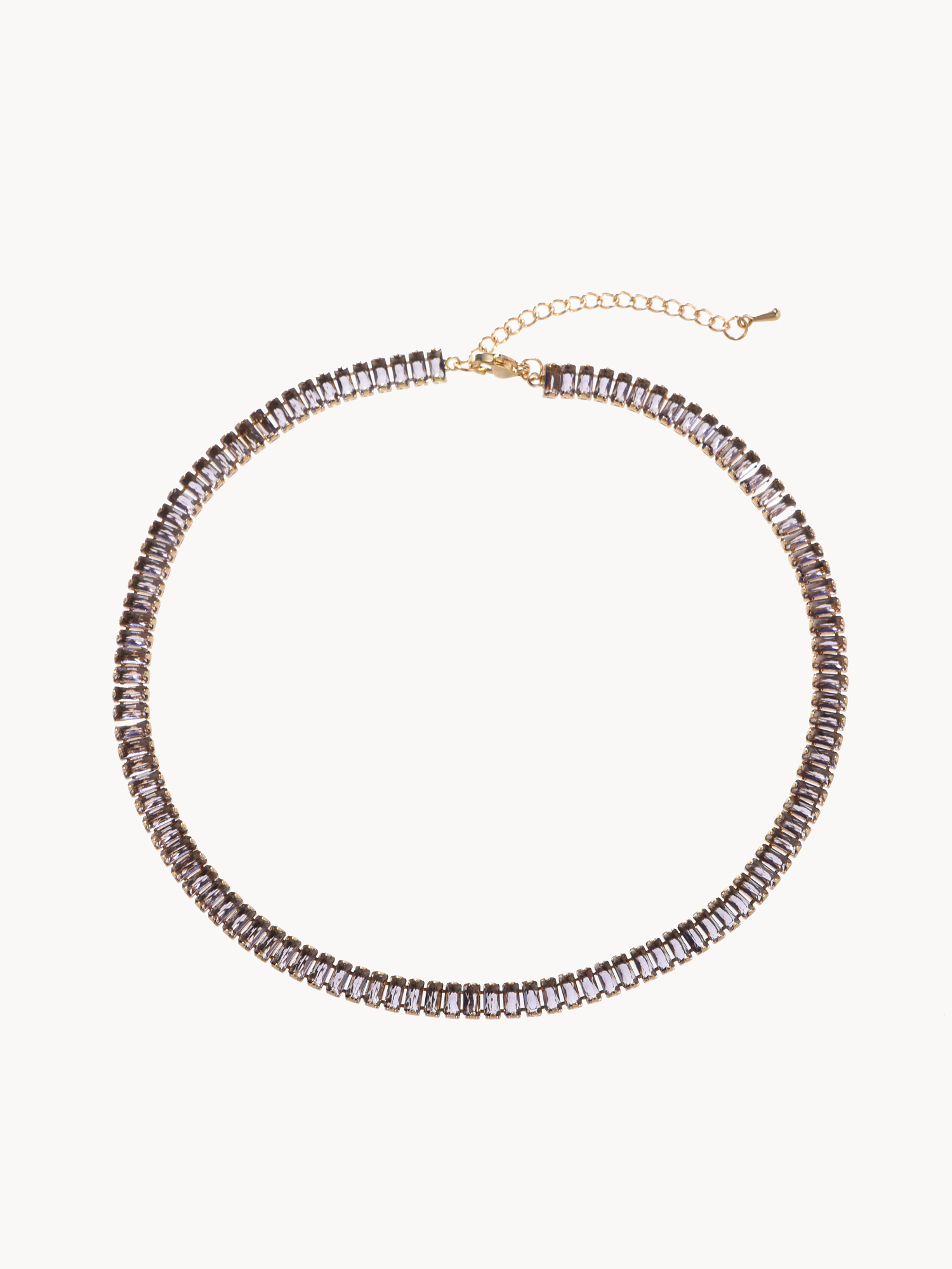 Josie Purple Golden Choker Necklace