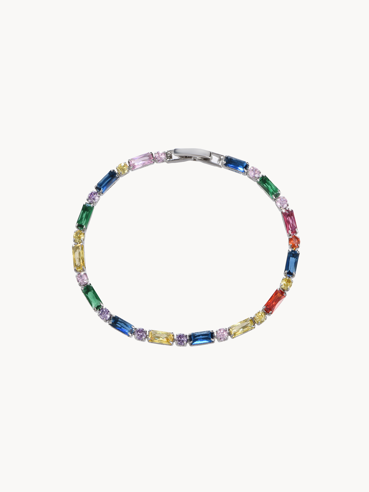 Melody Rainbow Silver Bracelet
