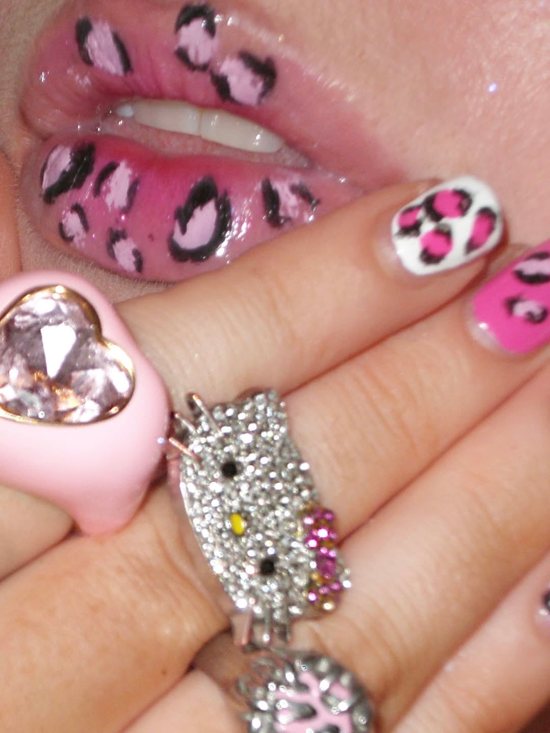 Calista Pink Heart Ring II