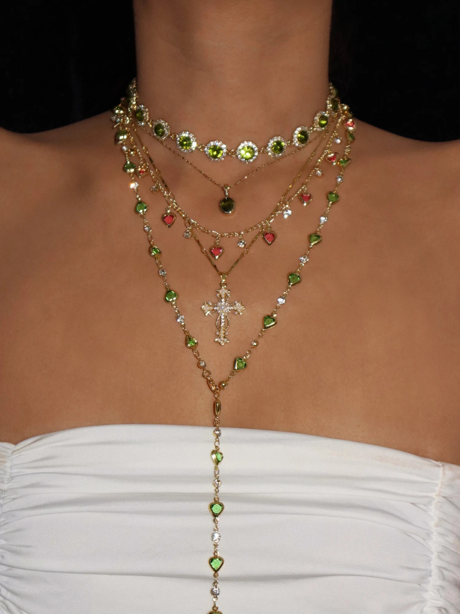 Iris Green Choker - Kuri Jewelry