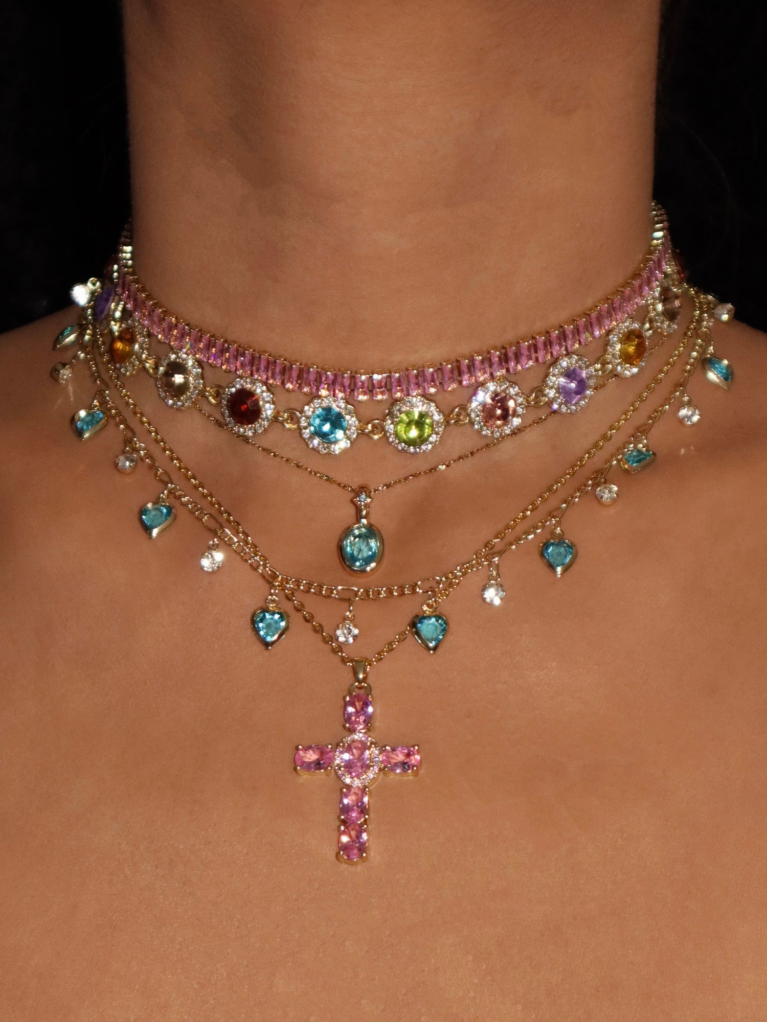 March Birthstone Aquamarine Necklace - Kuri Jewelry