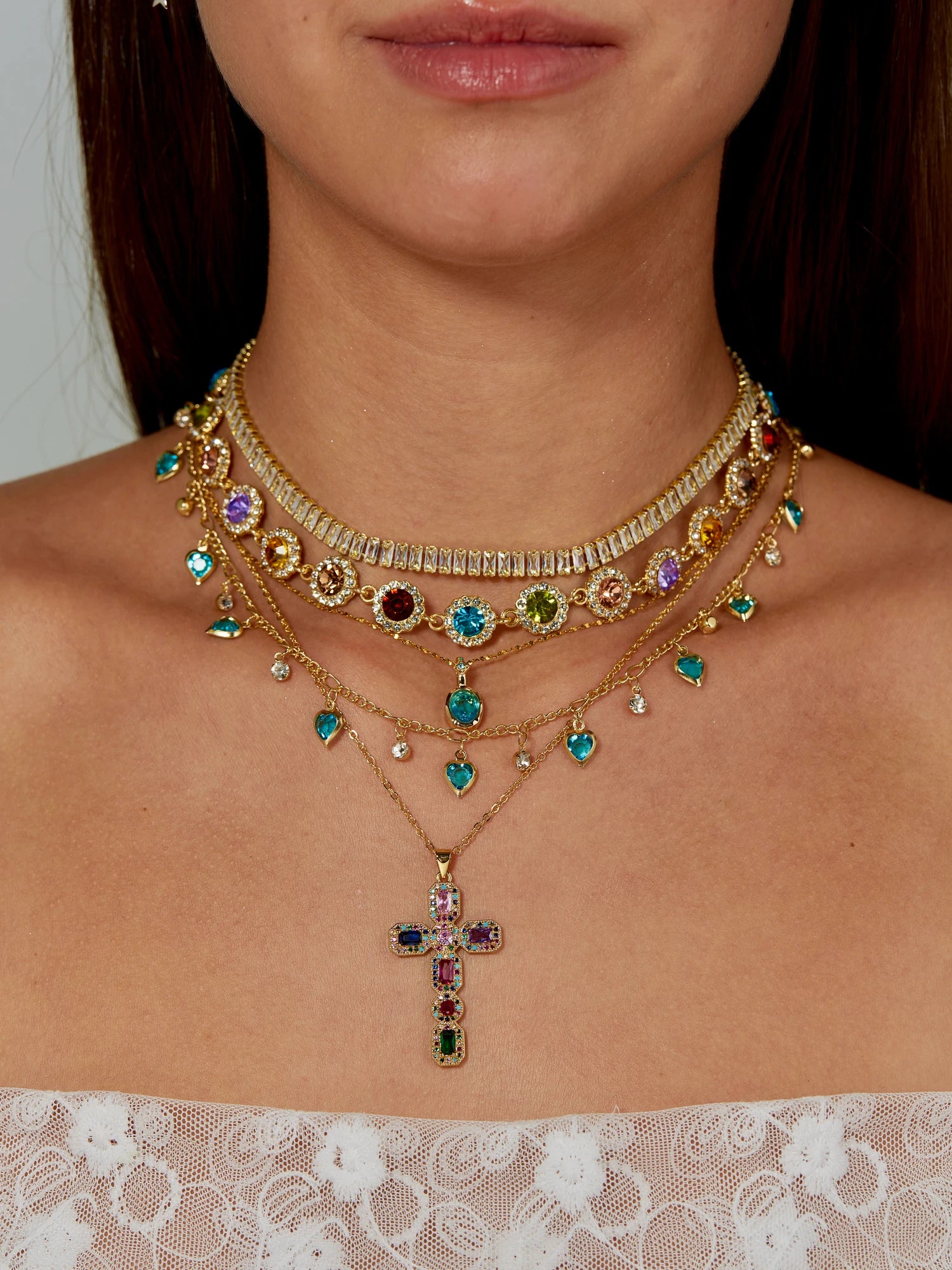 Josie Golden Choker Necklace - Kuri Jewelry