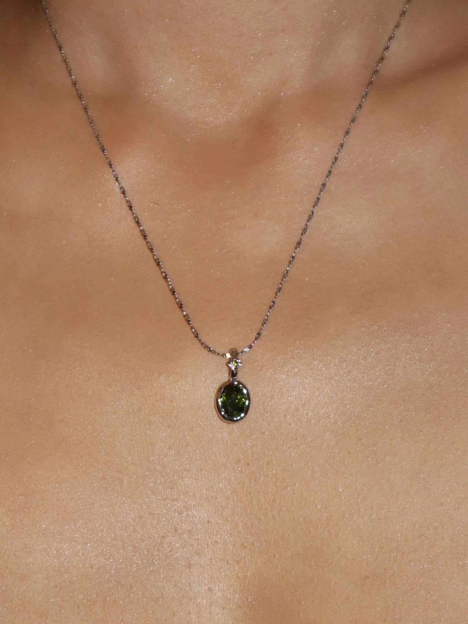 Birthstone Silver Necklace Collection - Kuri Jewelry