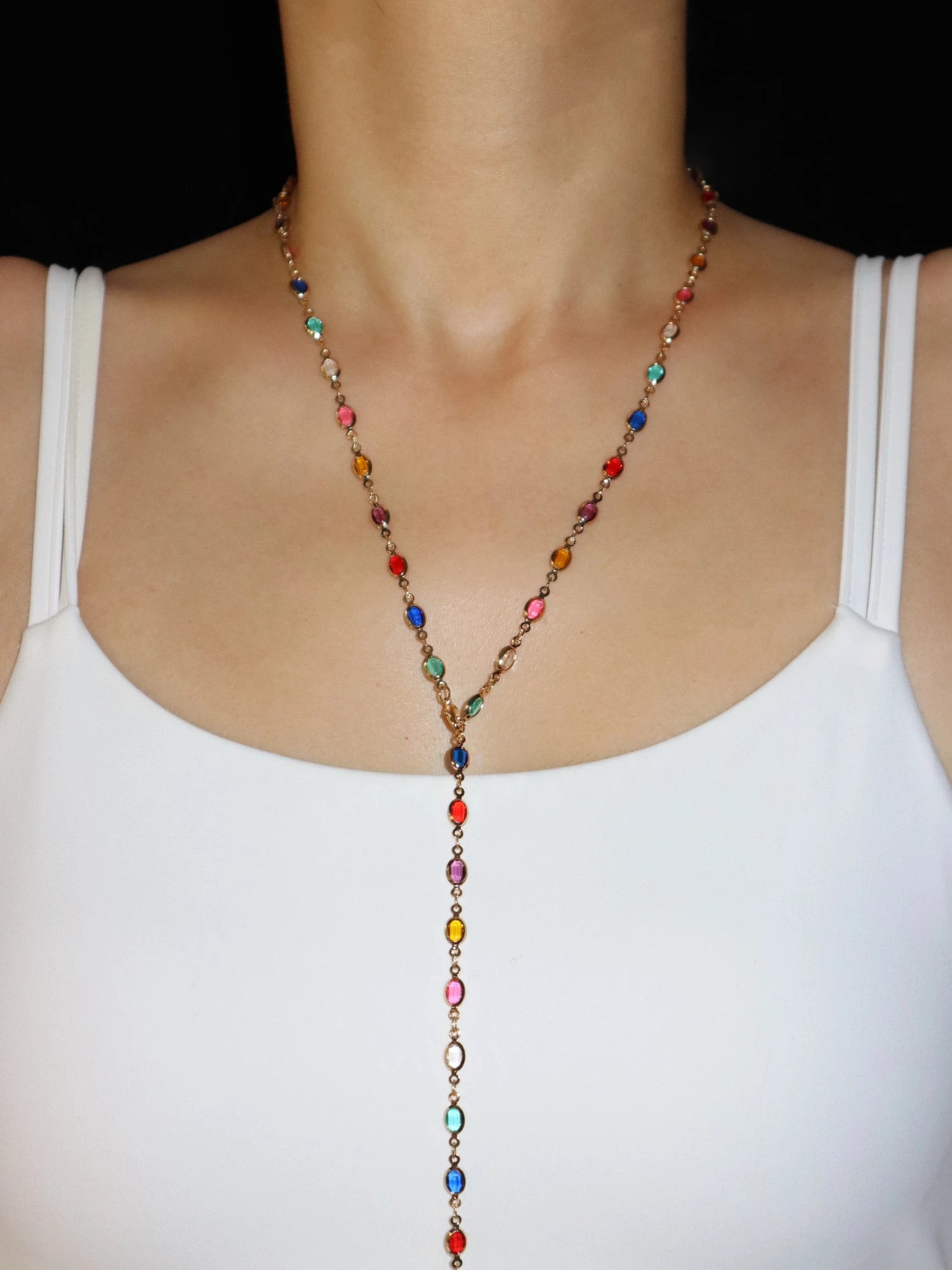 Yuri Colorful Long Necklace