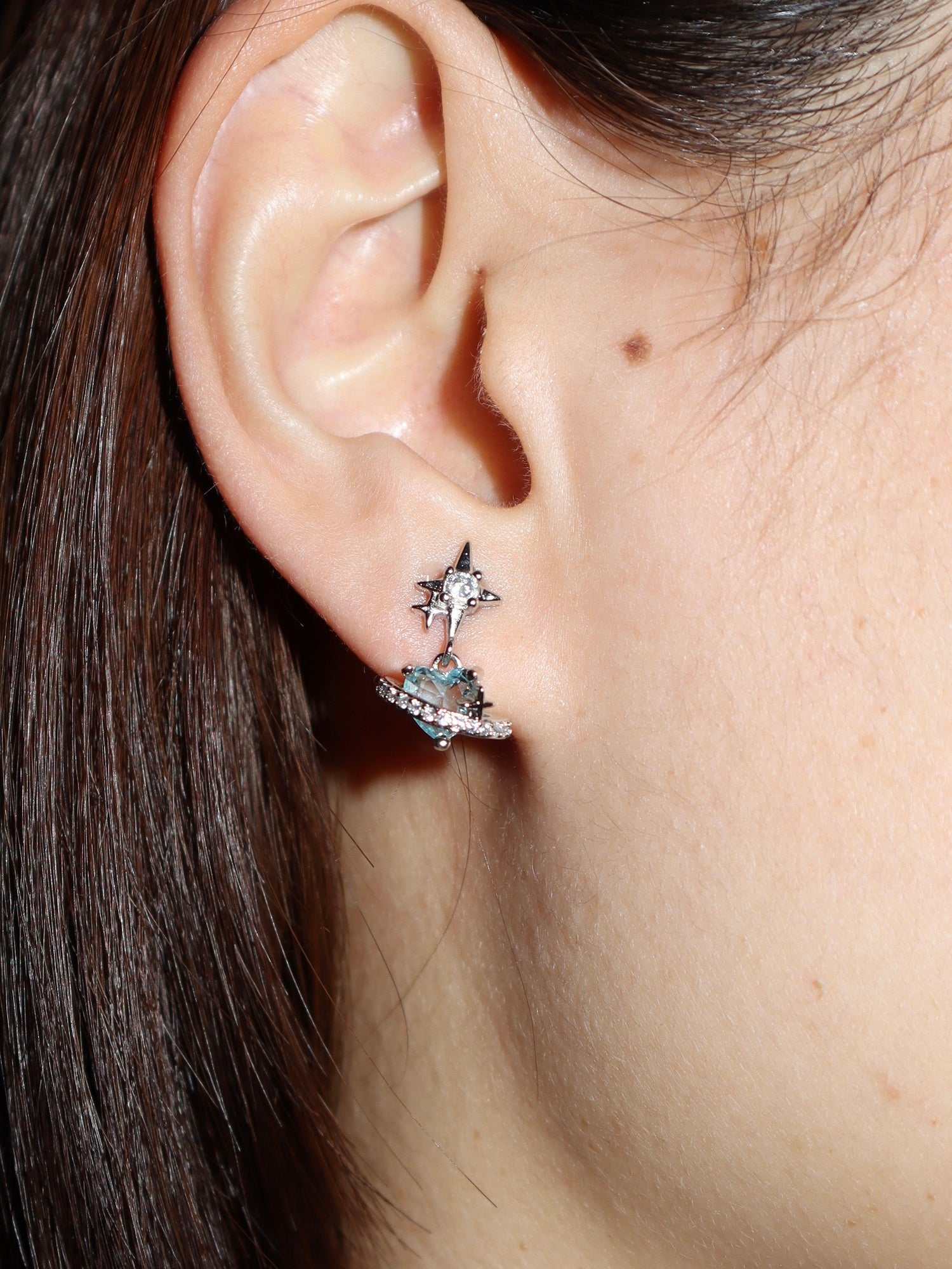 Stellar Romance Drop Earrings - Kuri Jewelry