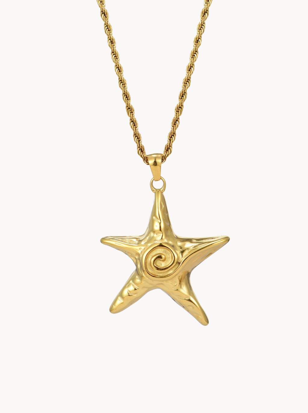 Susie Gold Starfish Necklace