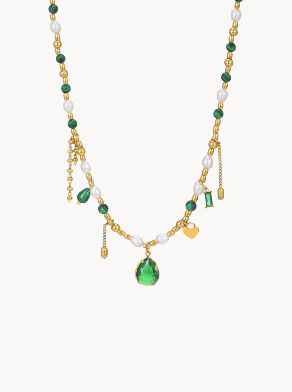 Diana Evergreen Pearl Necklace