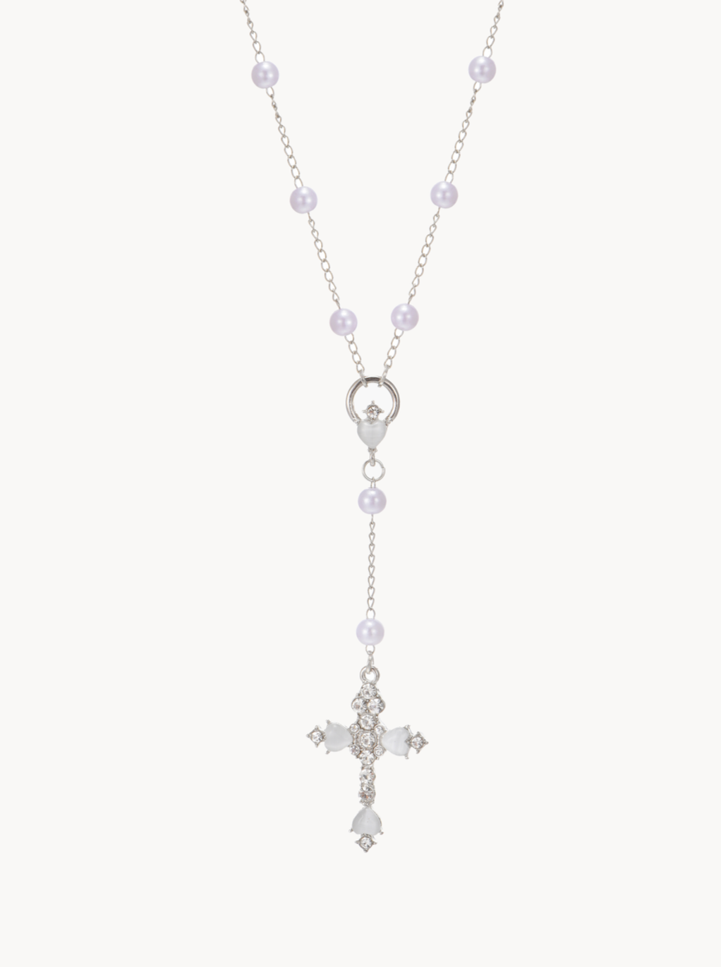 Miranda Pearl Lariat Necklace - Kuri Jewelry