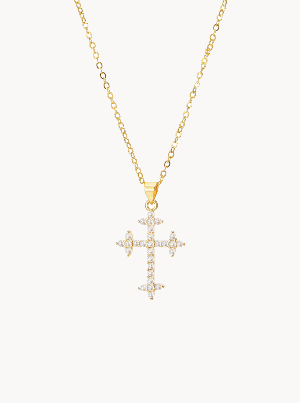 Julia Golden Cross Necklace