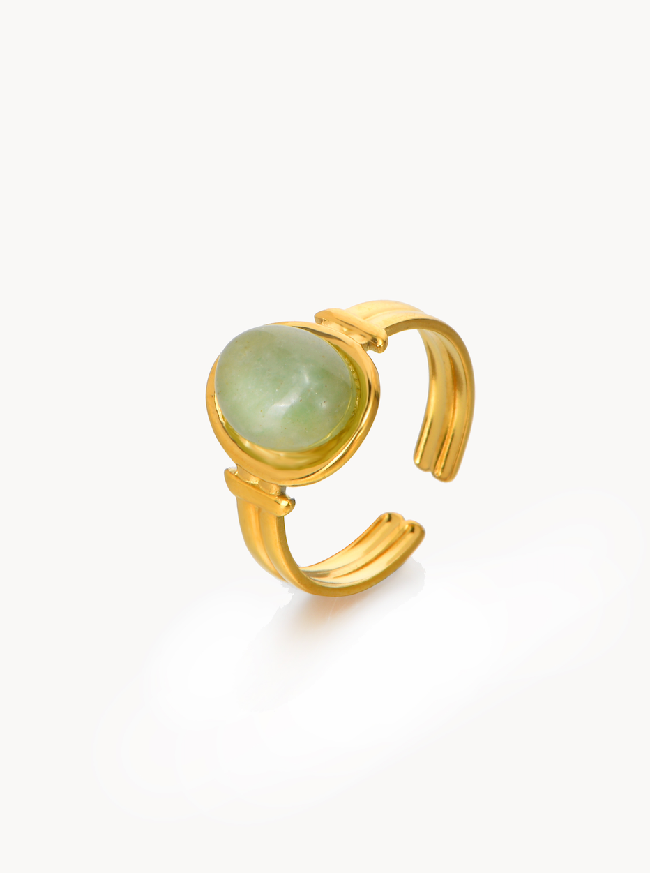 Cat's Eye Golden Ring - Kuri Jewelry