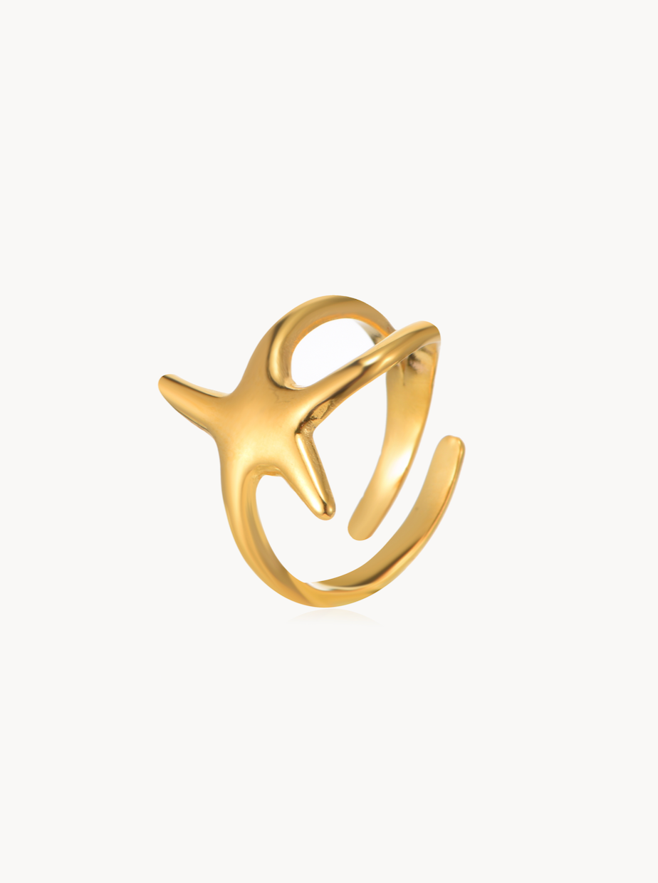 Kaylee Gold Star Ring