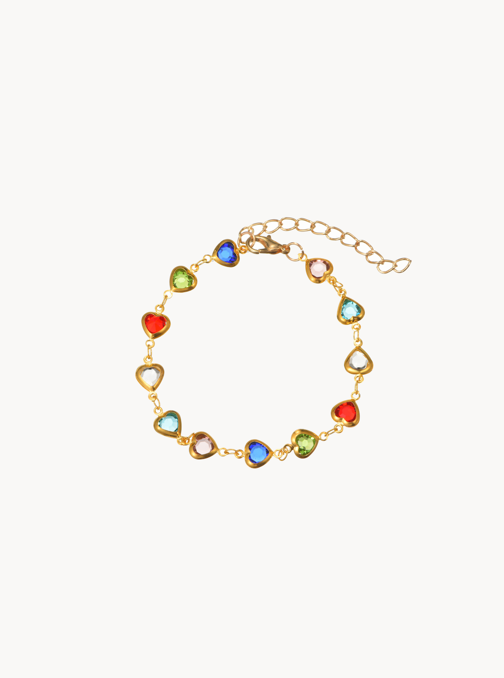 Margaret Bunte Herzen Armband