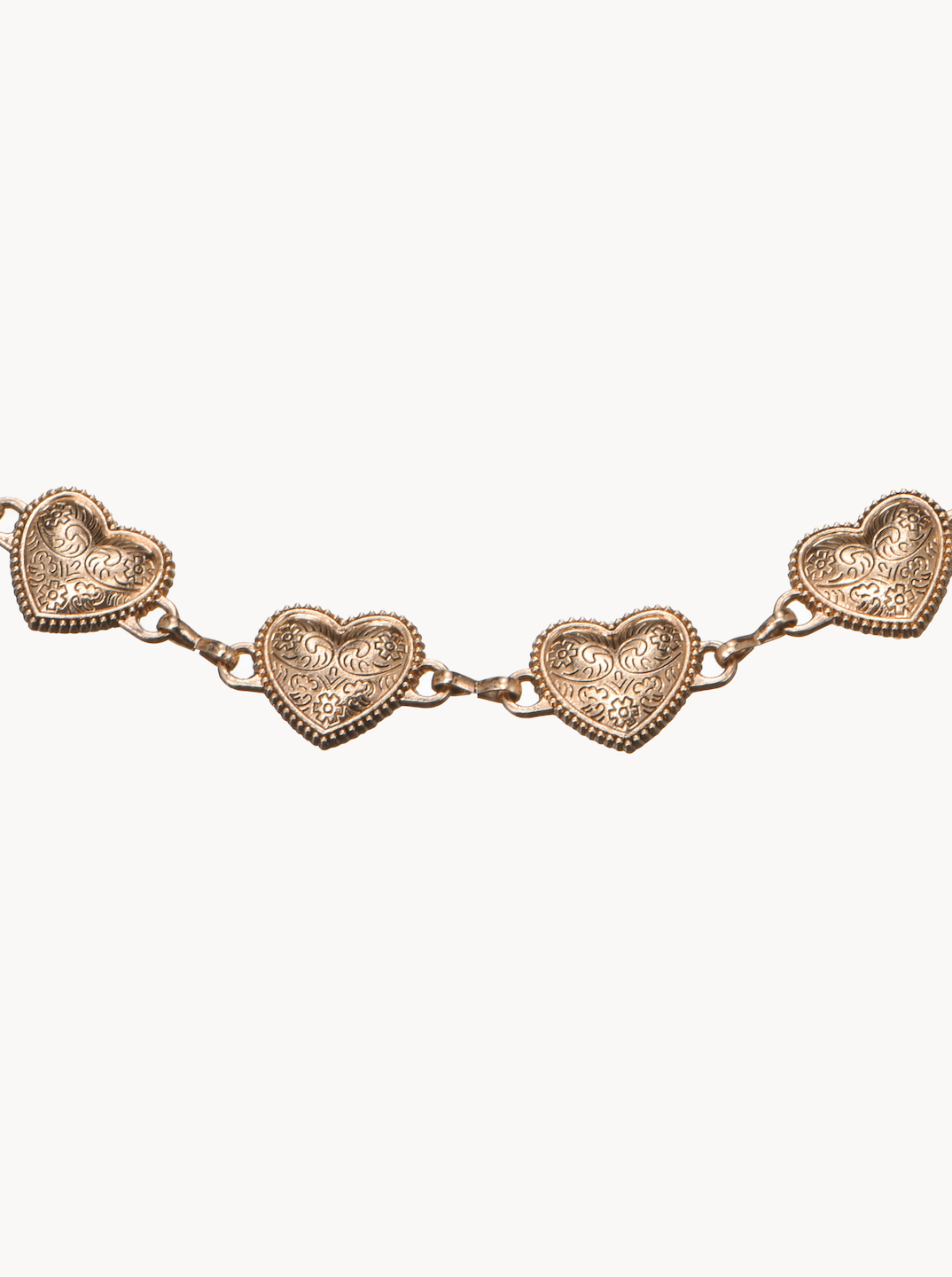 Yvette – Taillenkette mit goldenen Herzen