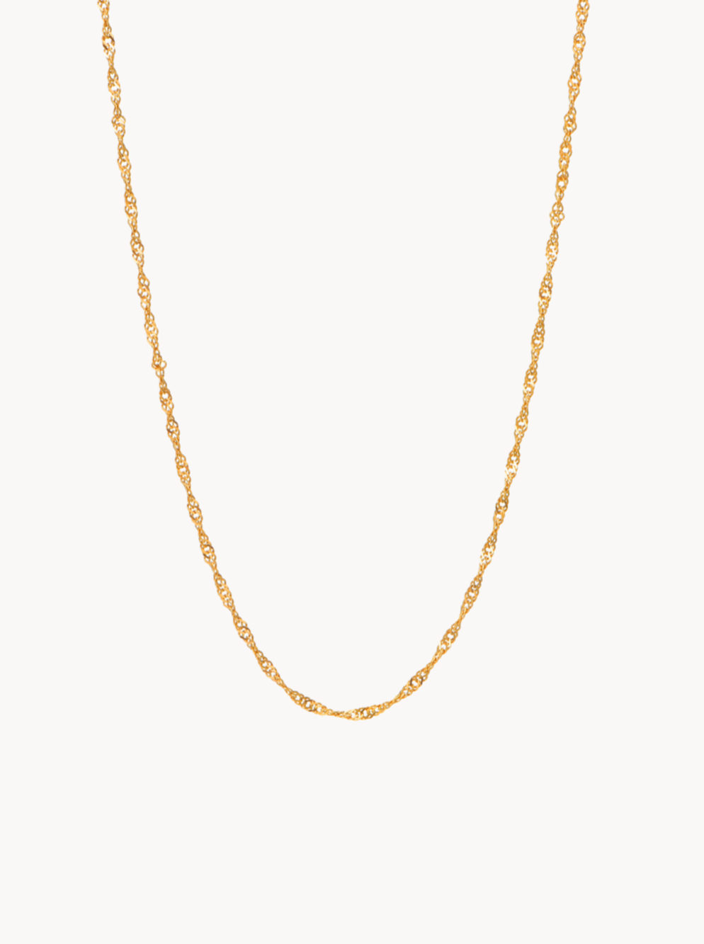 Harper Water Wave Chain Necklace - Kuri Jewelry