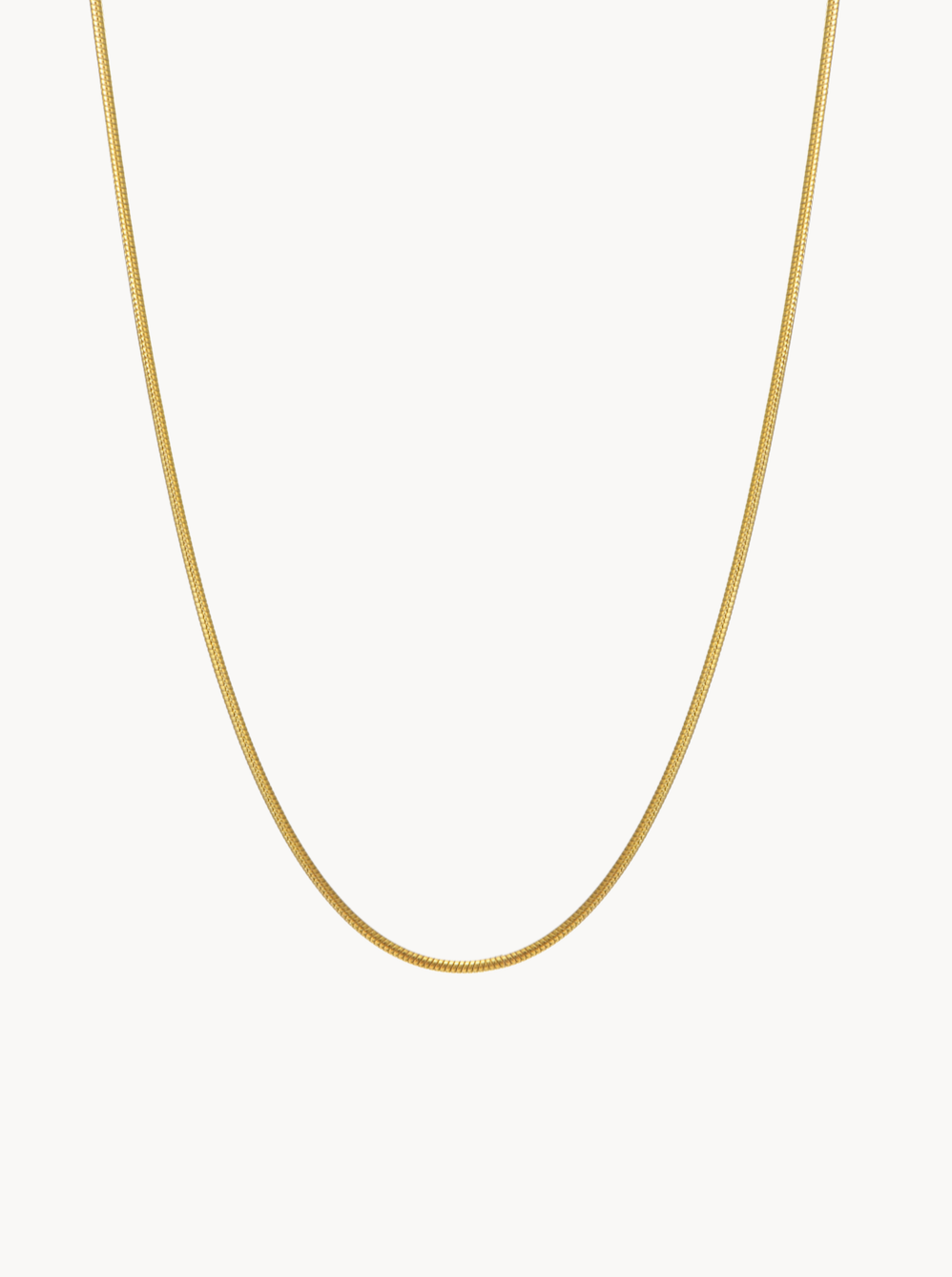 Hazel Thin Snake Chain Necklace - Kuri Jewelry