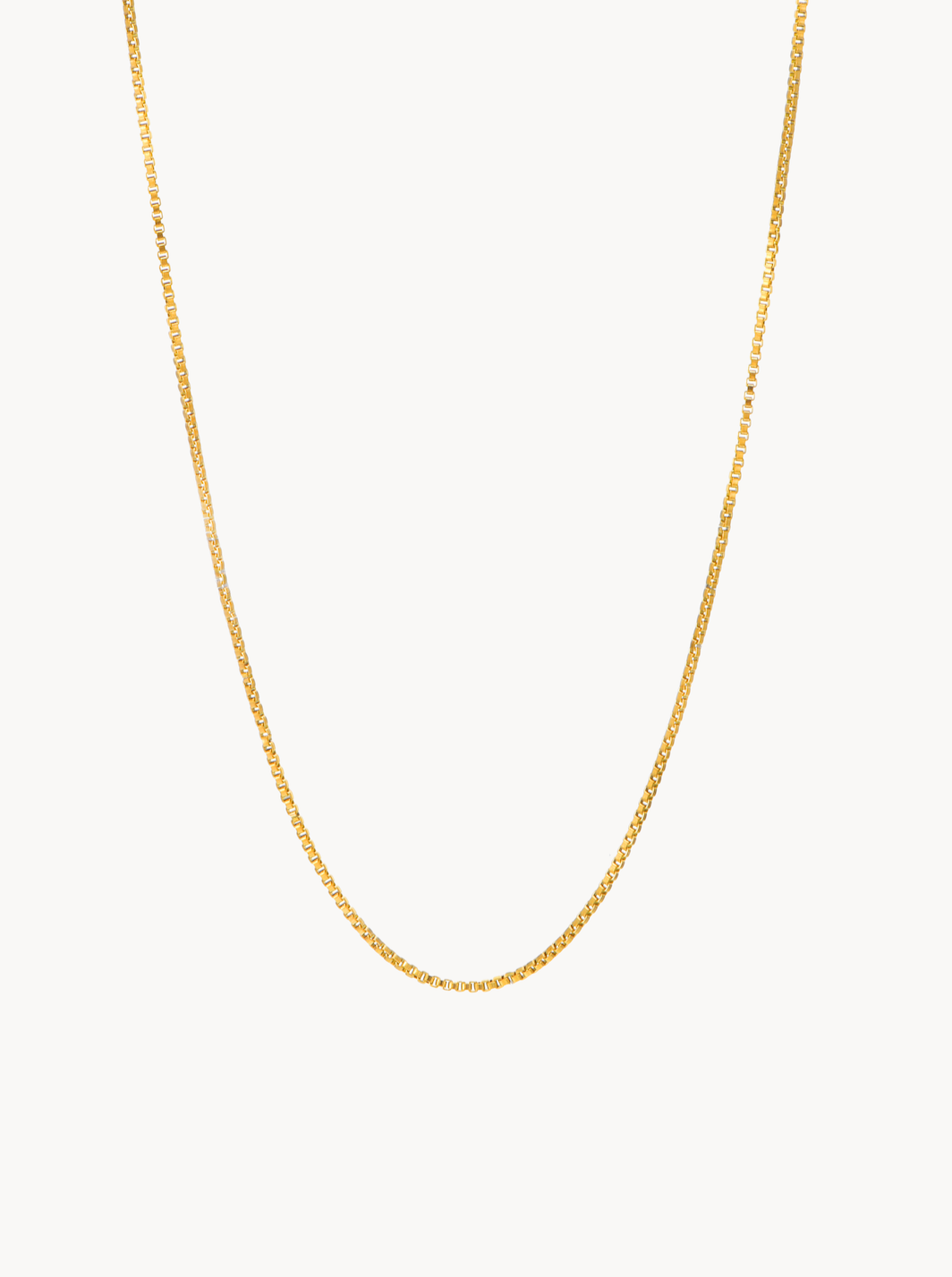 Lucas Box Chain Necklace - Kuri Jewelry