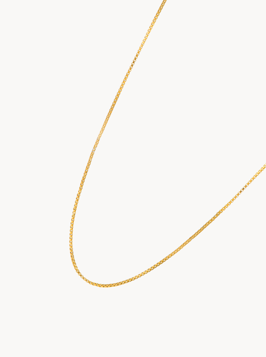 Lucas Box Chain Necklace - Kuri Jewelry