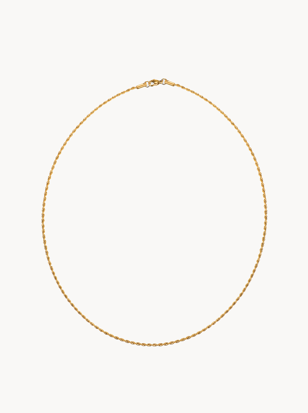 Arlene Golden Rope Chain Necklace