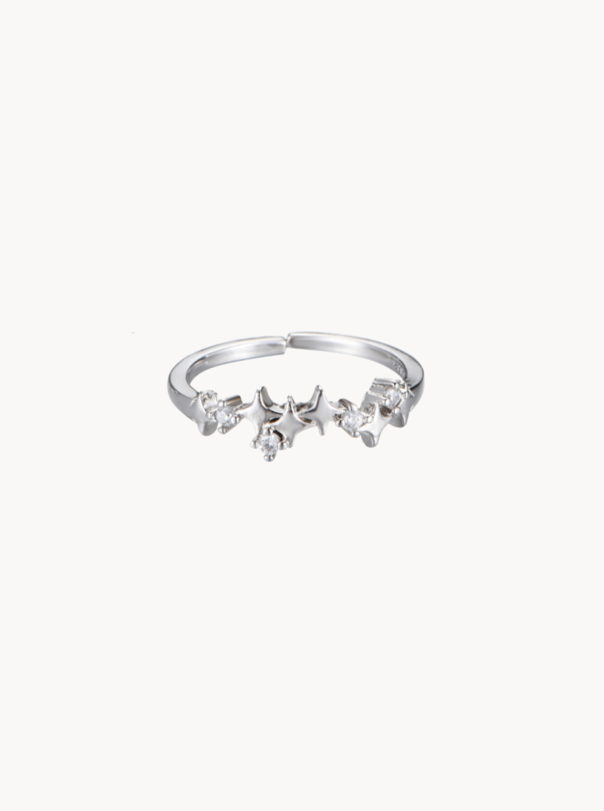 Setlla Sparkle Ring in Silver